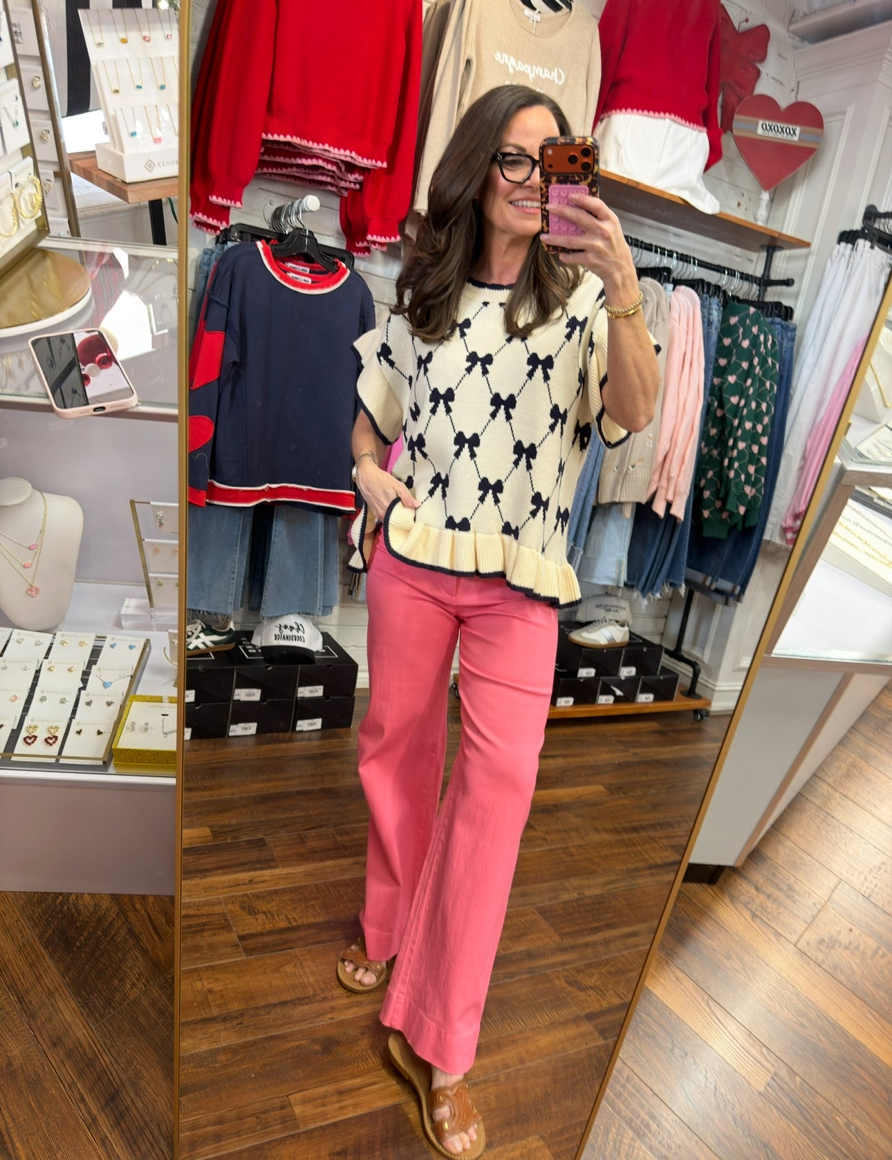 Sweet & Chic Bow Detail Top