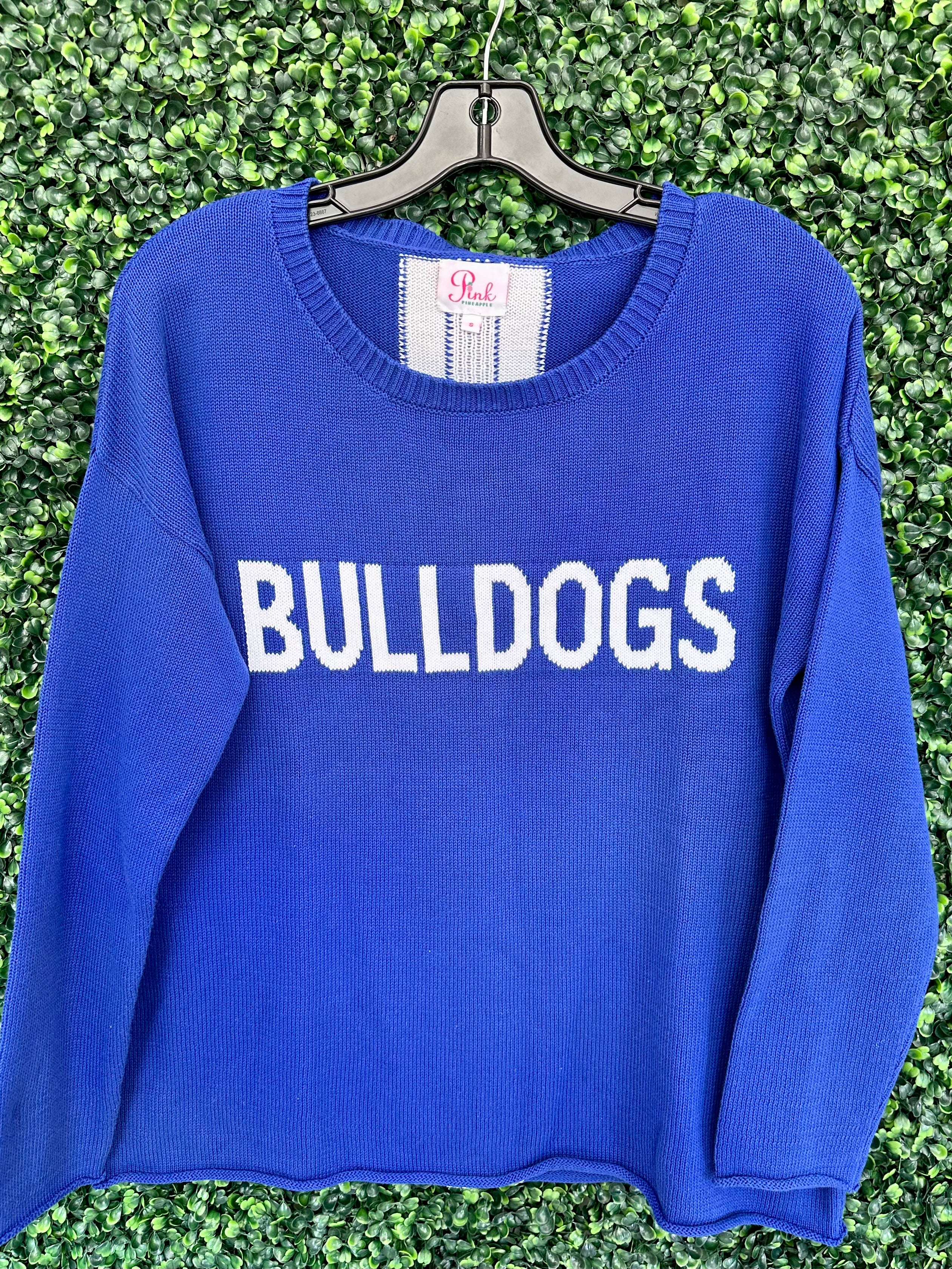 Bulldog Custom Sweater Cobalt