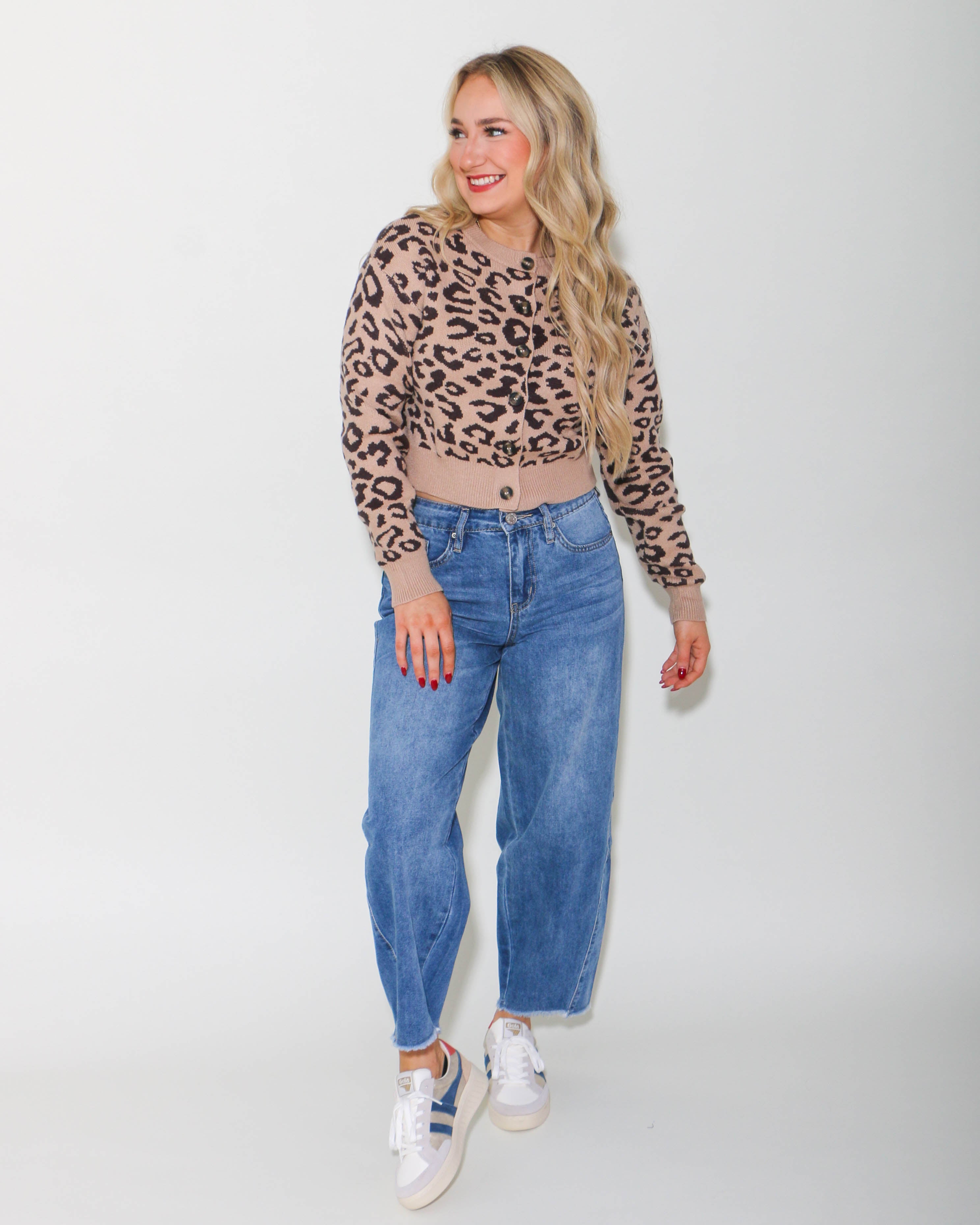 Leopard Print Cardigan