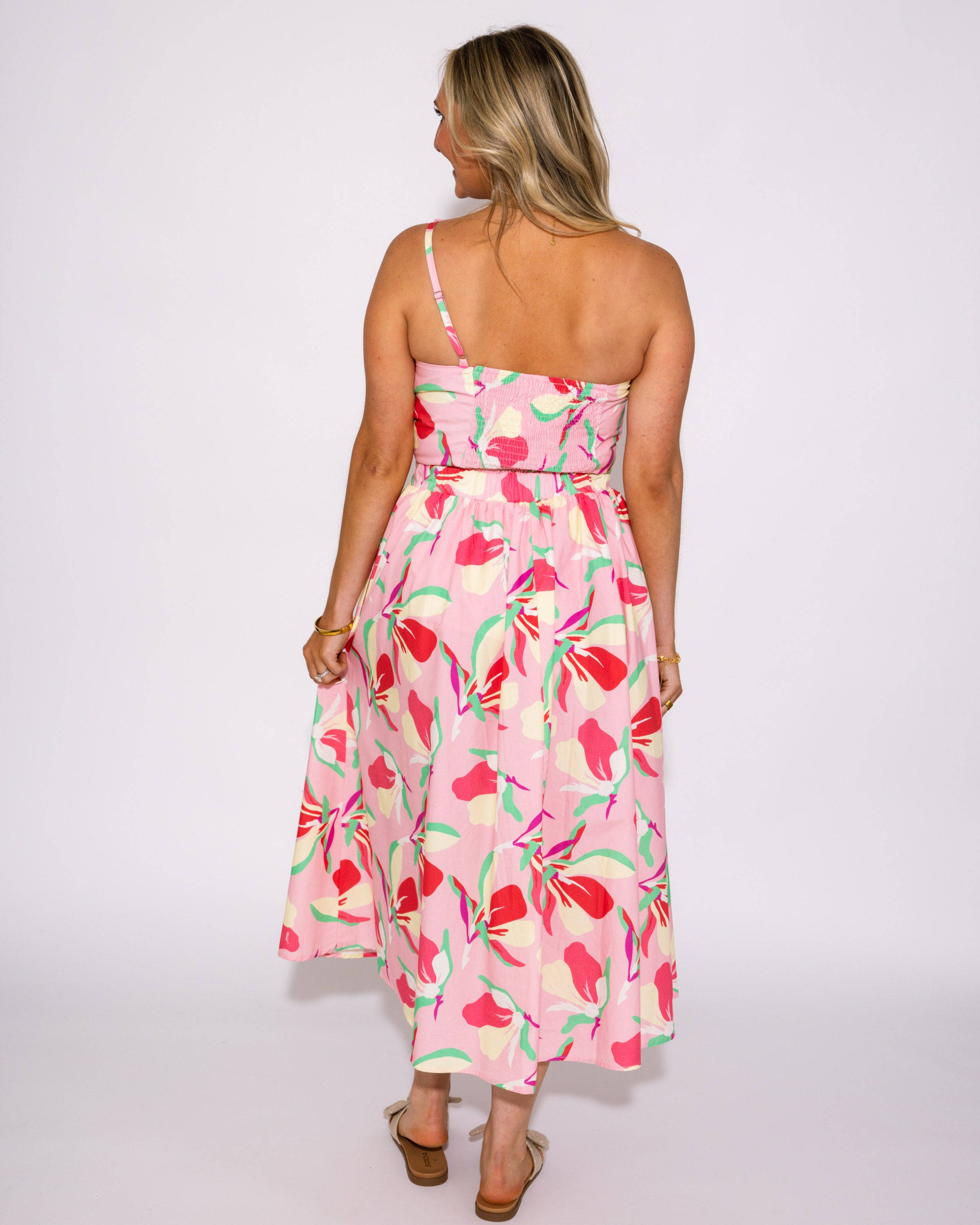 Floral Twist Maxi Dress