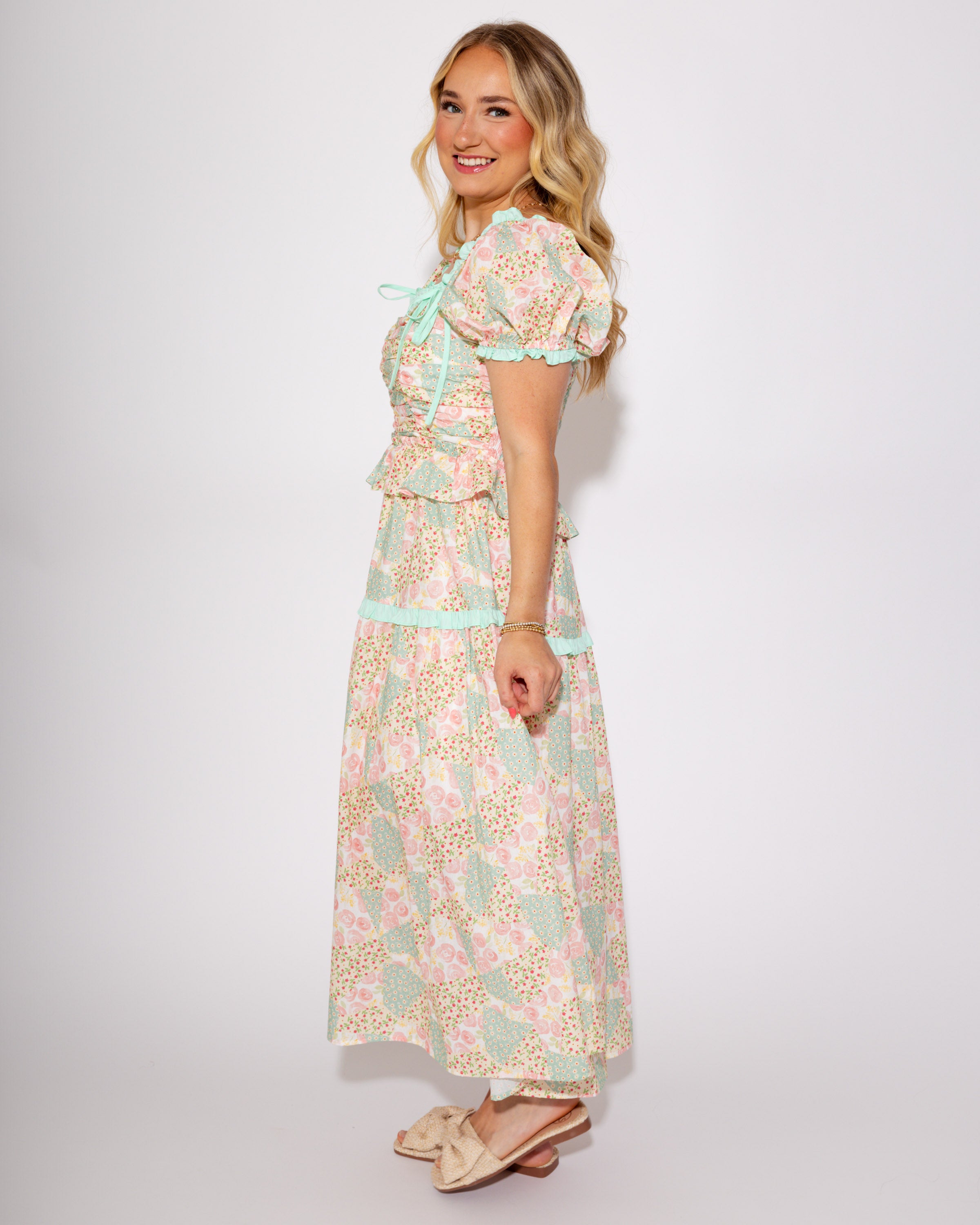 Sweetheart Garden Midi Dress