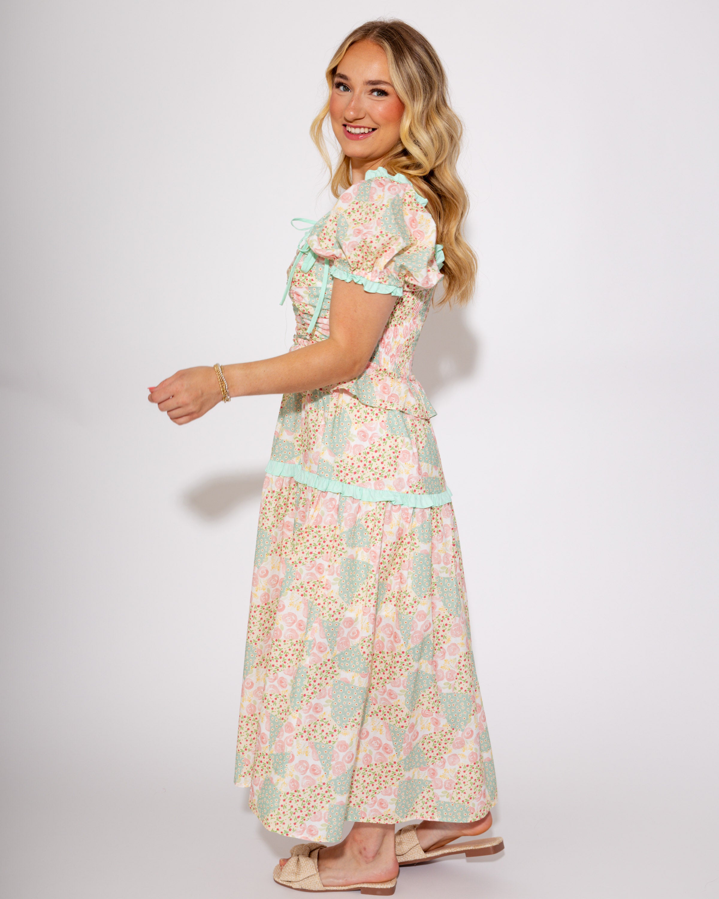 Sweetheart Garden Midi Dress