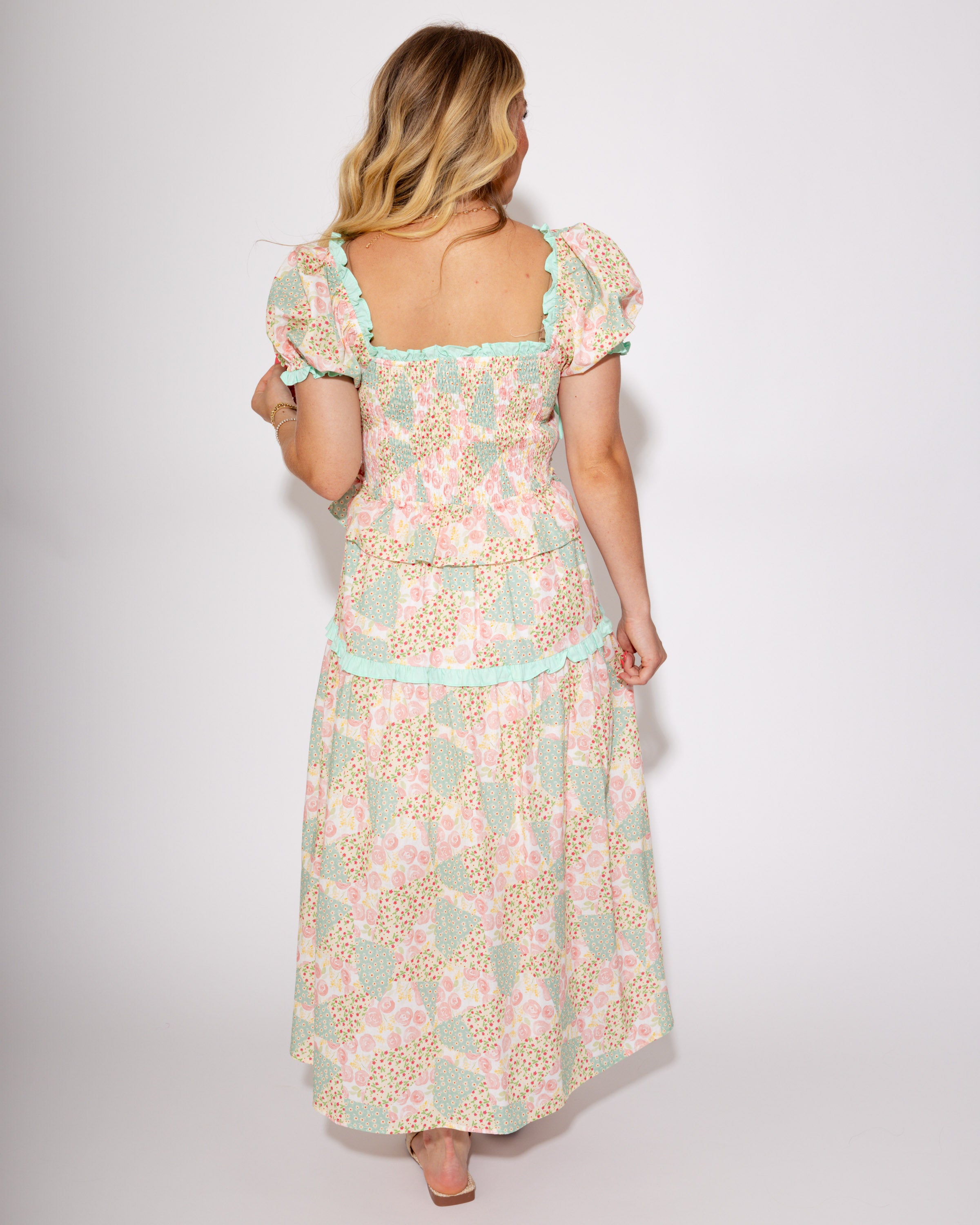 Sweetheart Garden Midi Dress