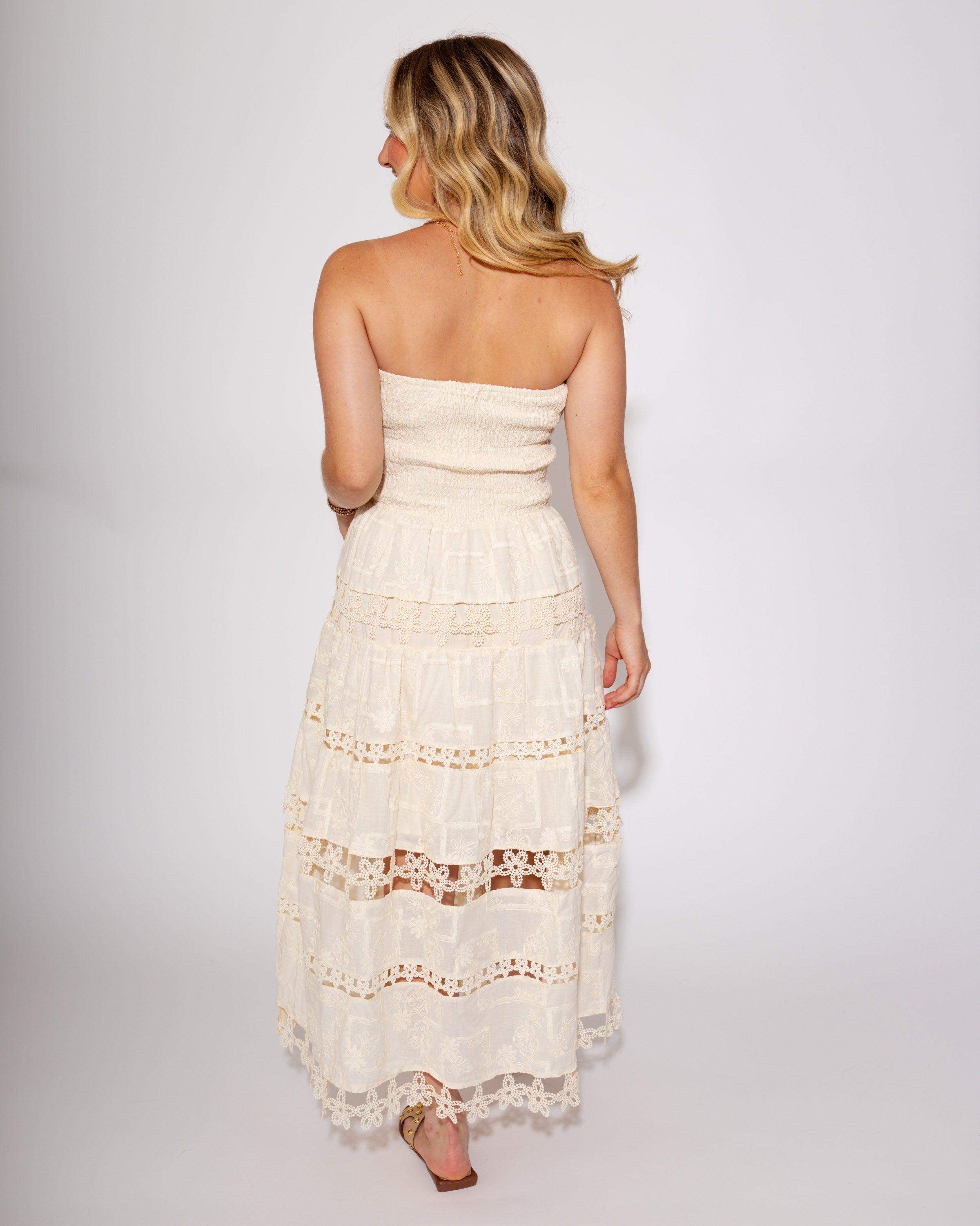 The Coastal Crochet Dress