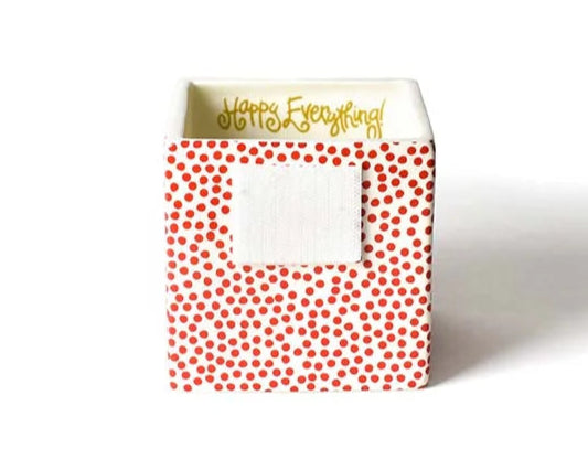 Red Small Dot Mini Nesting Cube Small