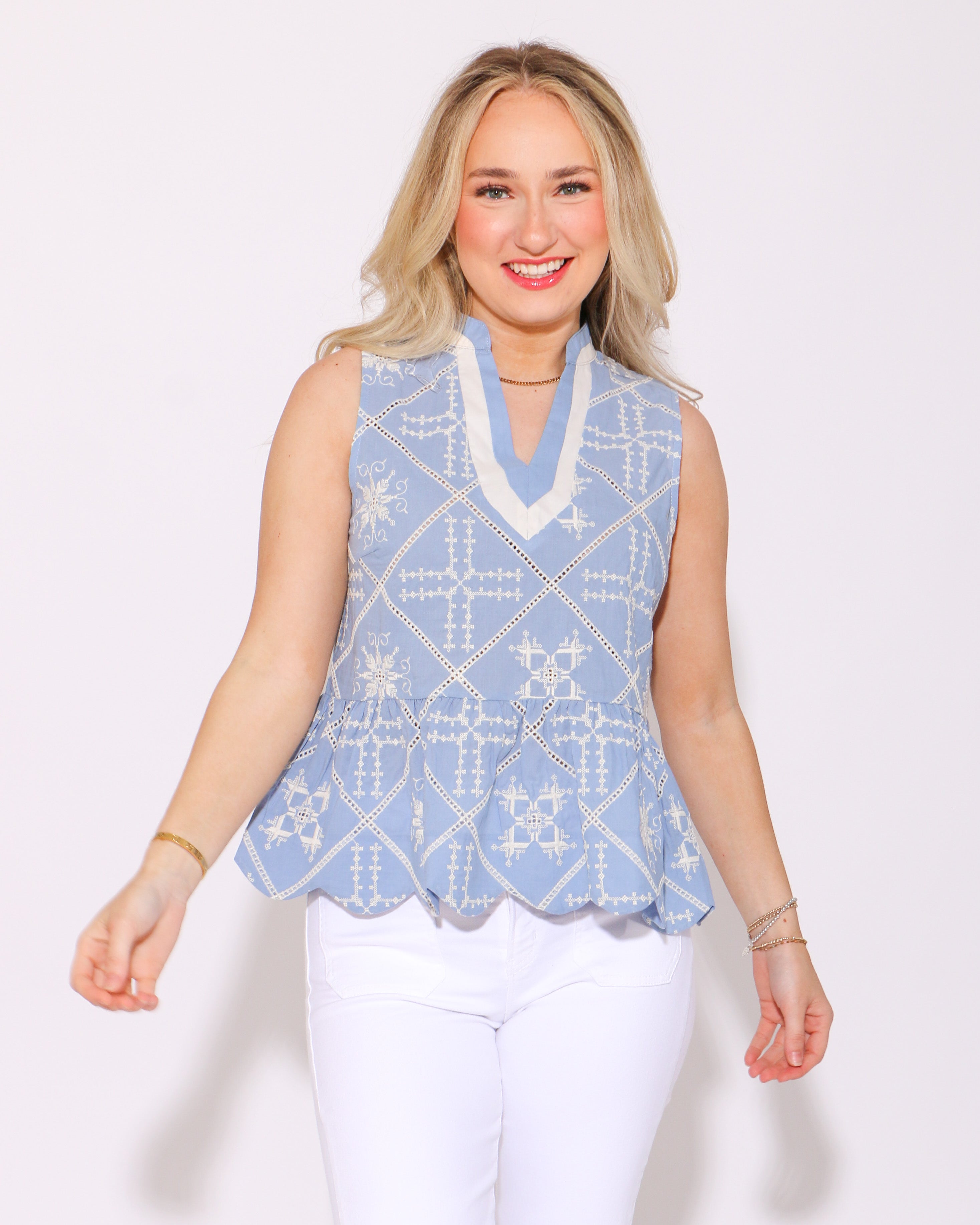 Blue Diamond Daze Top