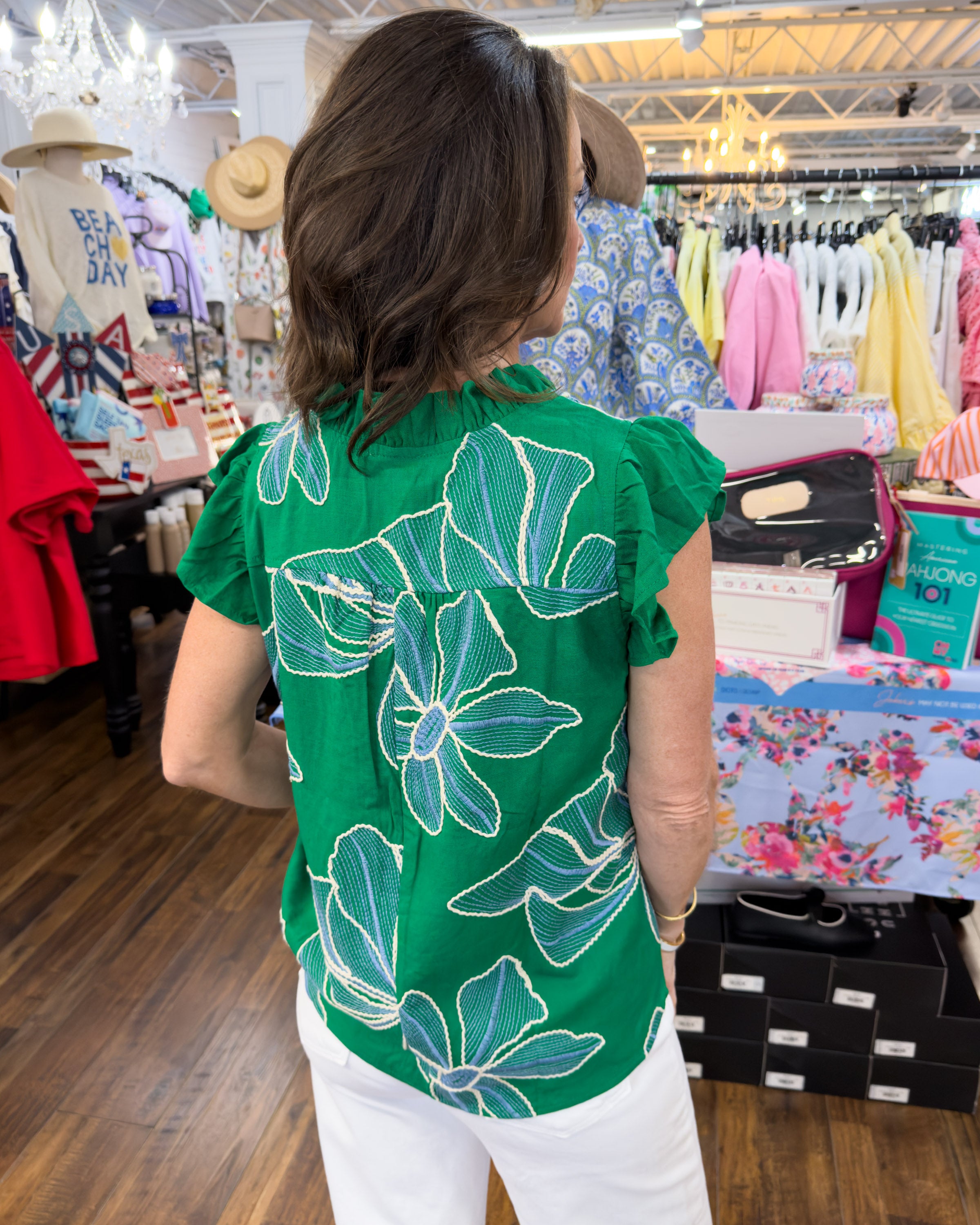 Statement Floral Embroidered Top