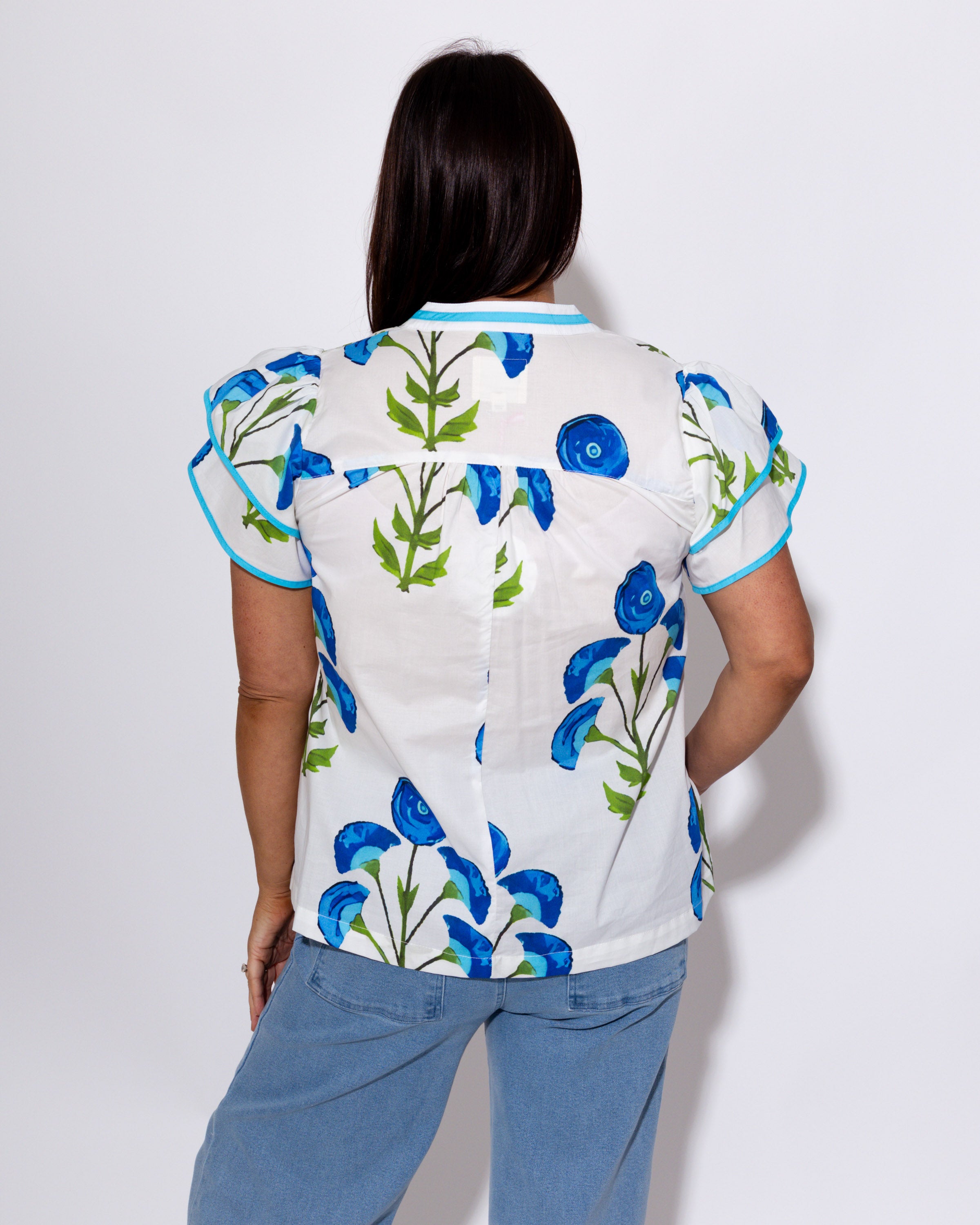 Blossom Meadow Print Top