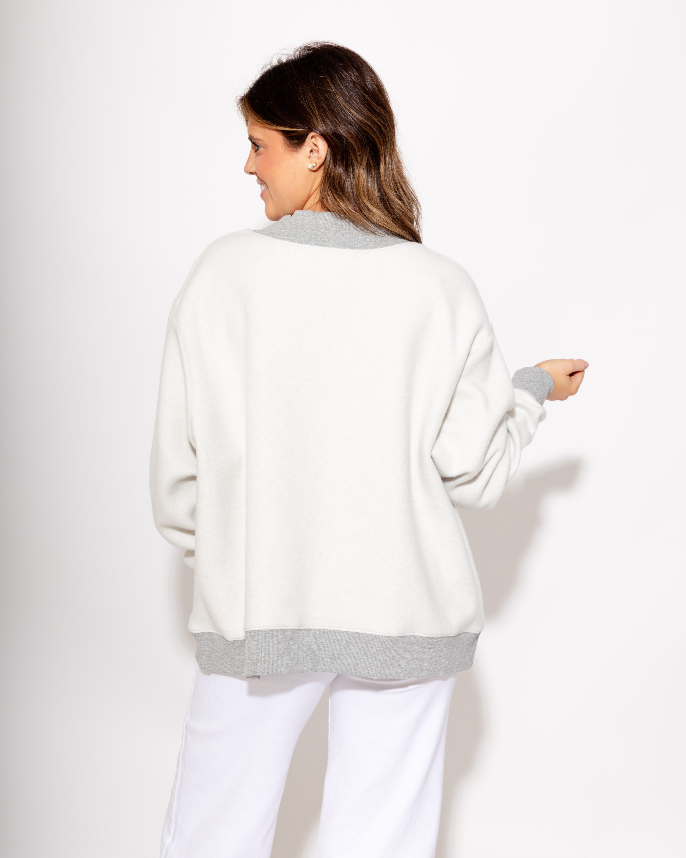 Play Ball 2-Sided Mock Sweatshirt