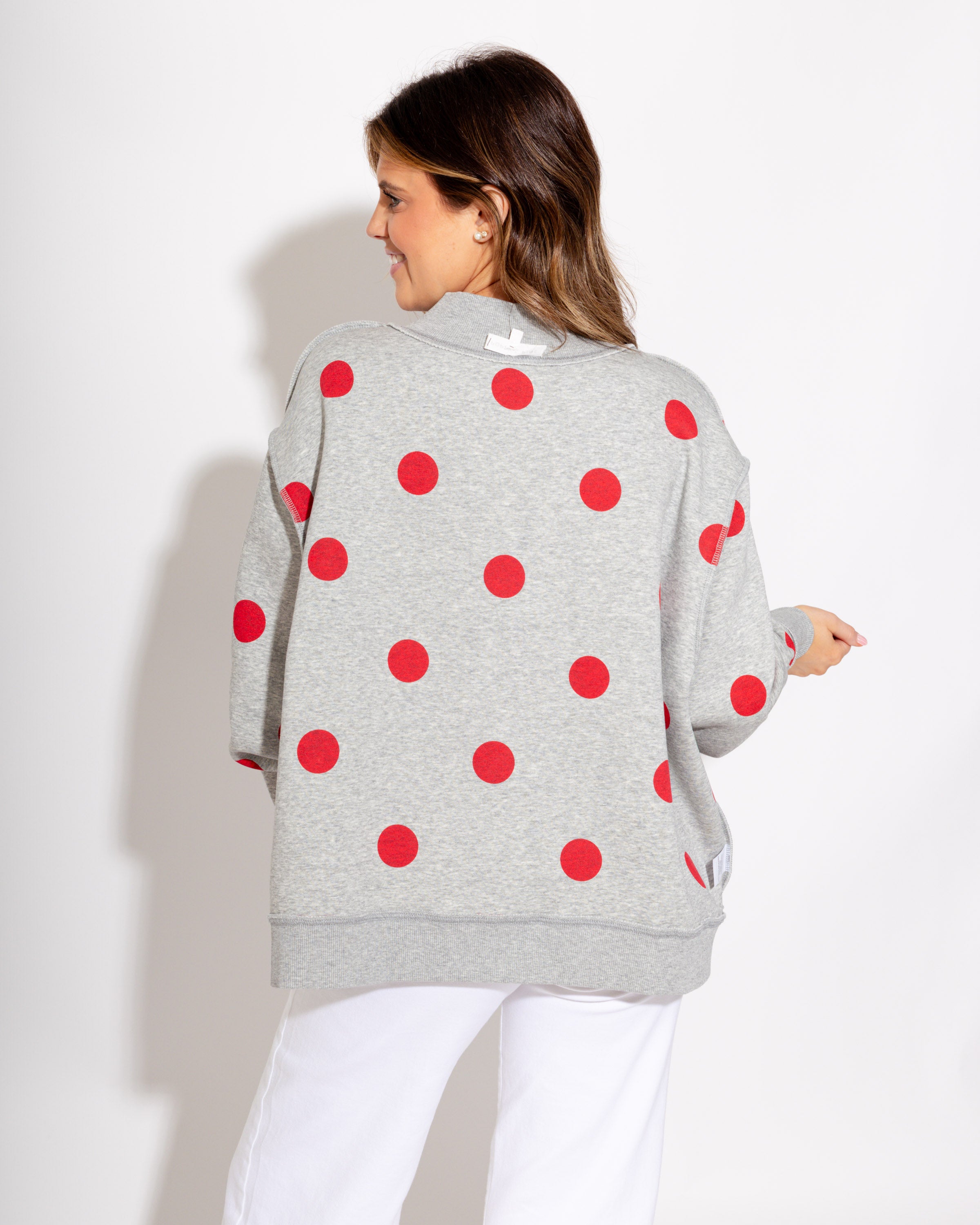 Play Ball 2-Sided Mock Sweatshirt