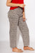 Vervet leopard print utility barrel jeans side view, high rise boutique denim at Gaudie & Co
