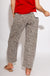 Vervet leopard barrel jeans back view, boutique statement denim at Gaudie & Co
