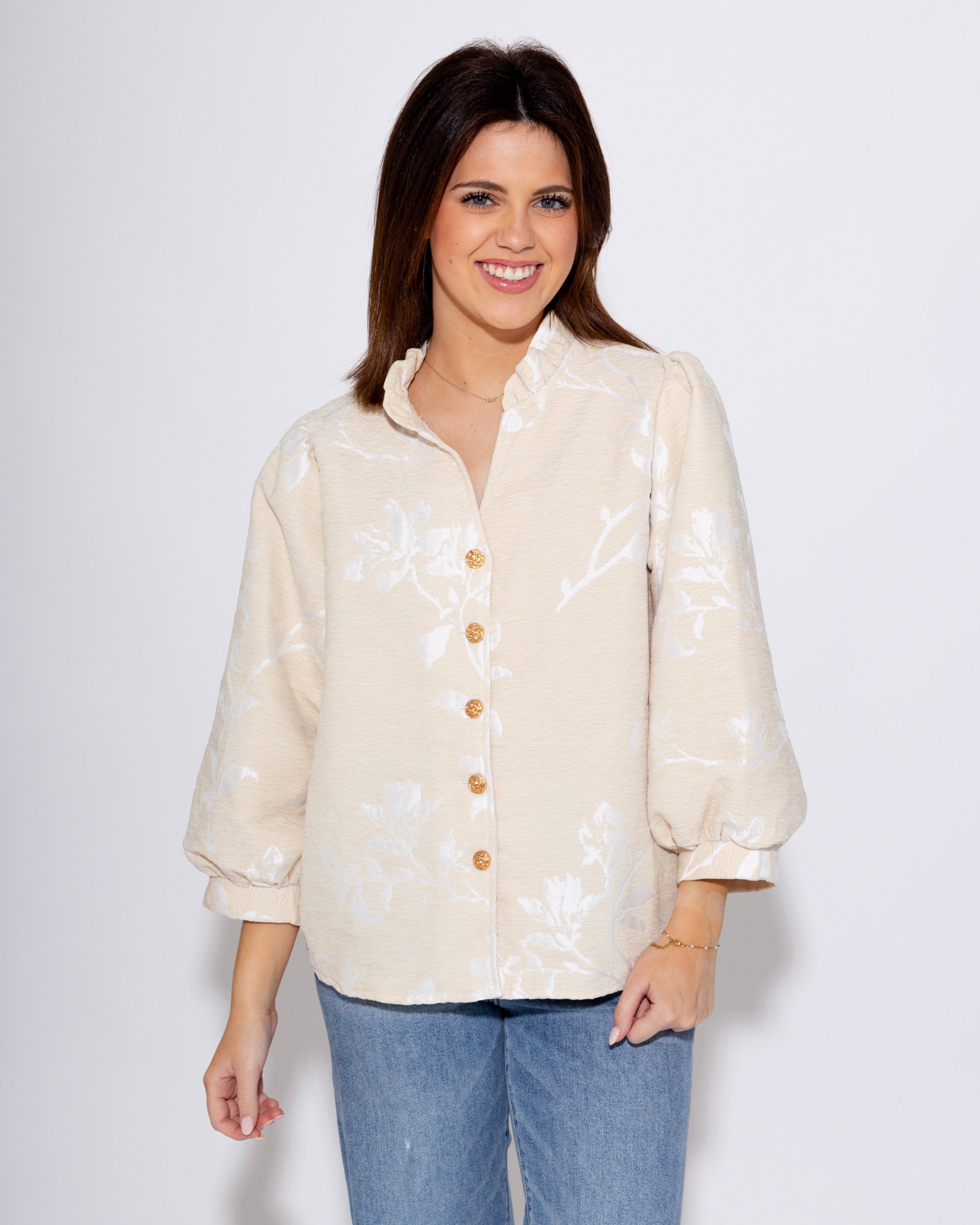 The Garden Jacquard Top