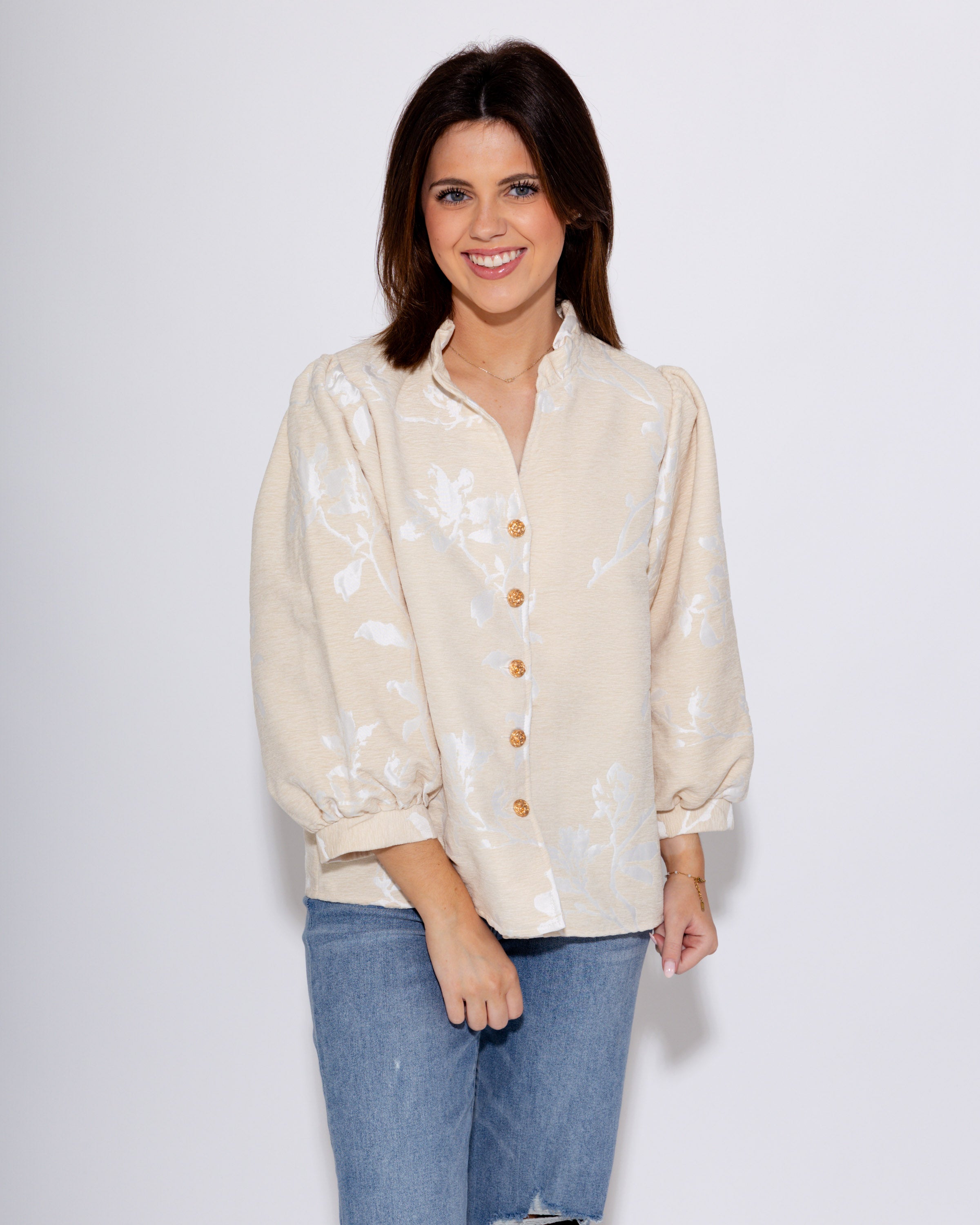 The Garden Jacquard Top