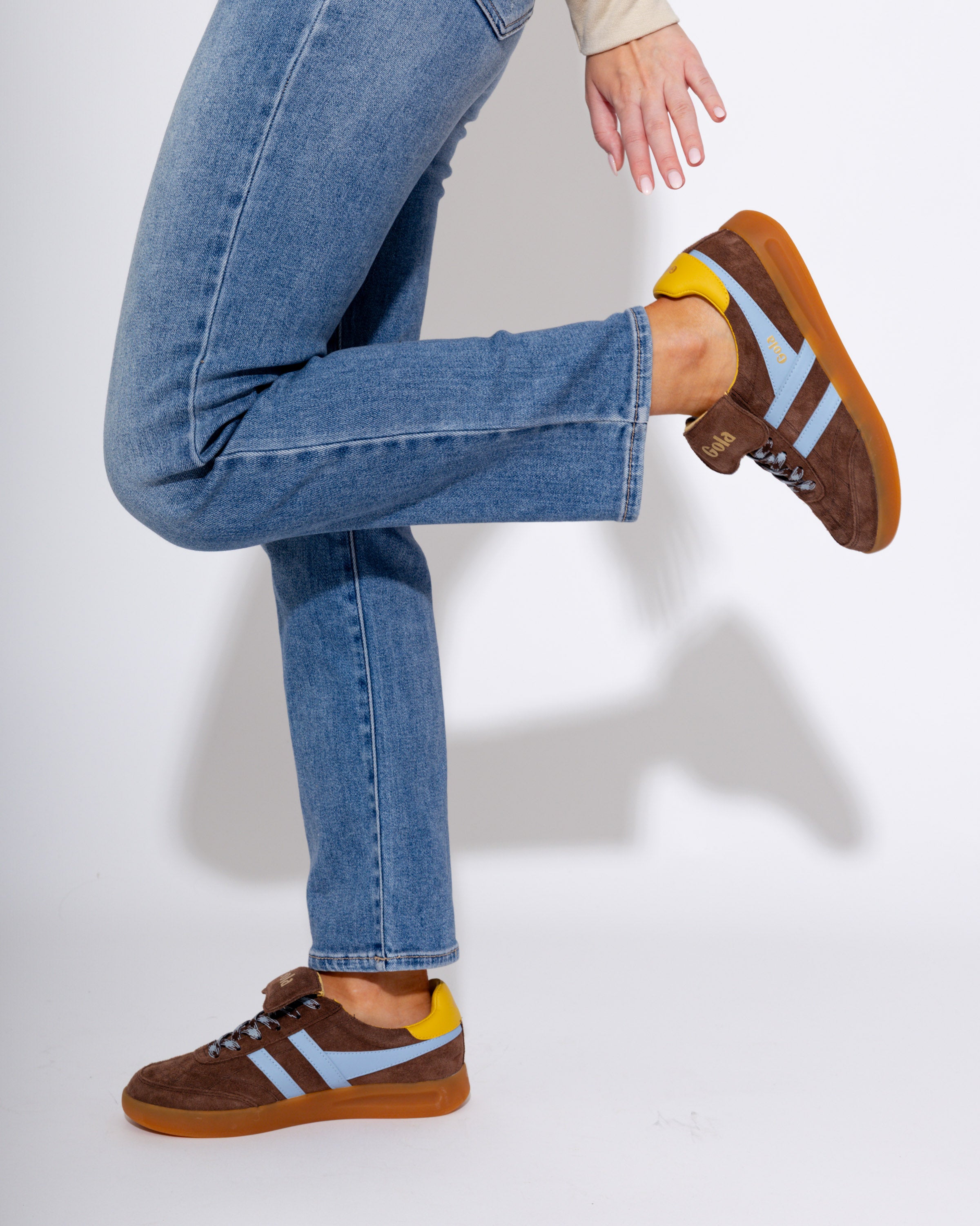 Gola Stadia 86 in Brown/Air/Pollen/Gum