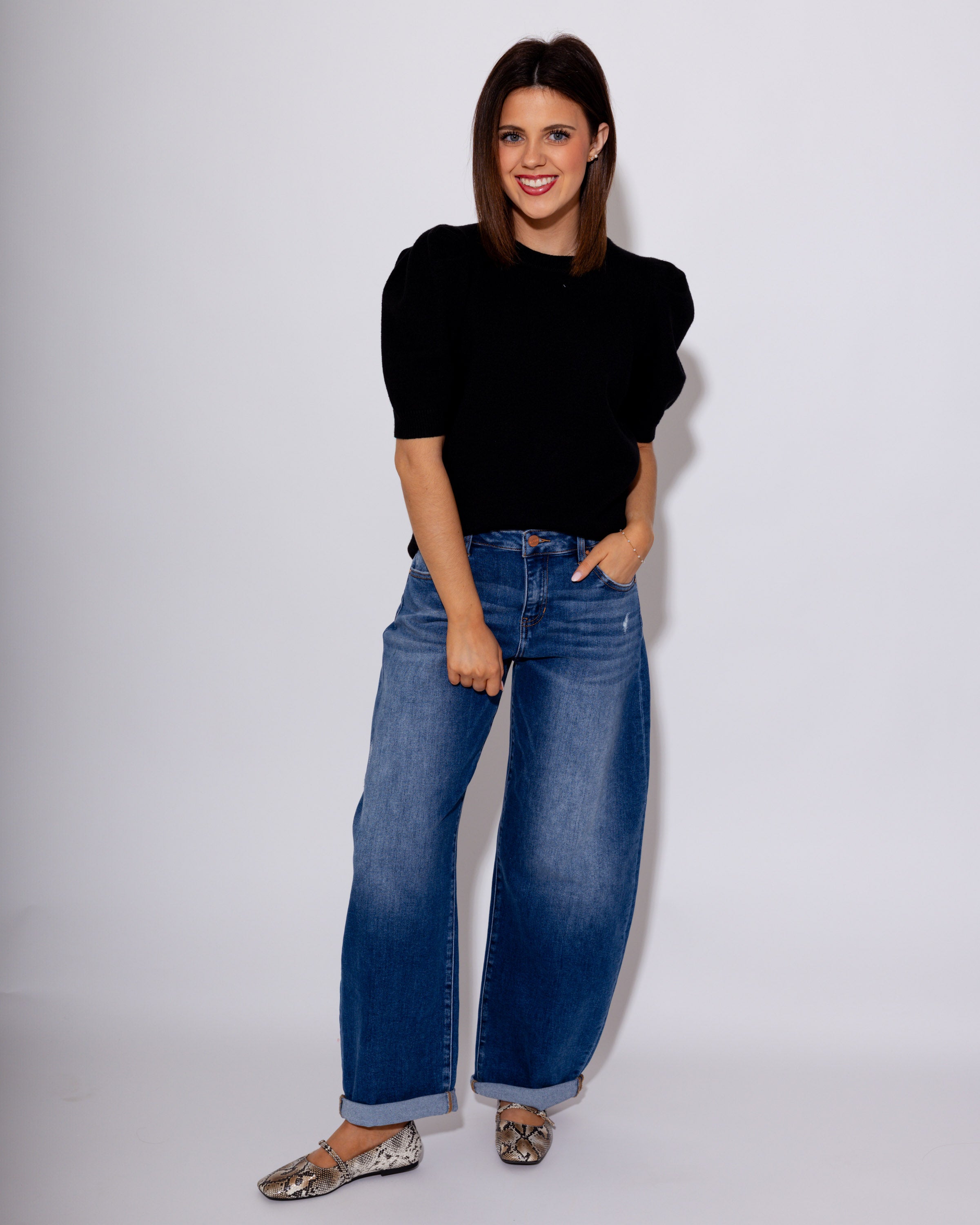 Short Sleeve Sweater Top