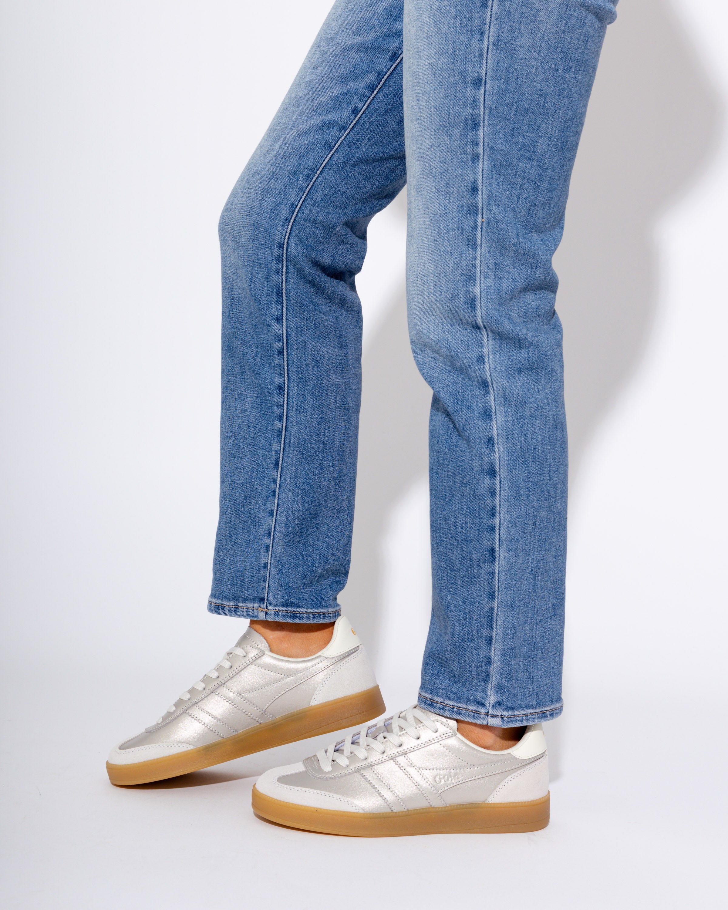 Gola Viper Metallic in Champagne/Gum