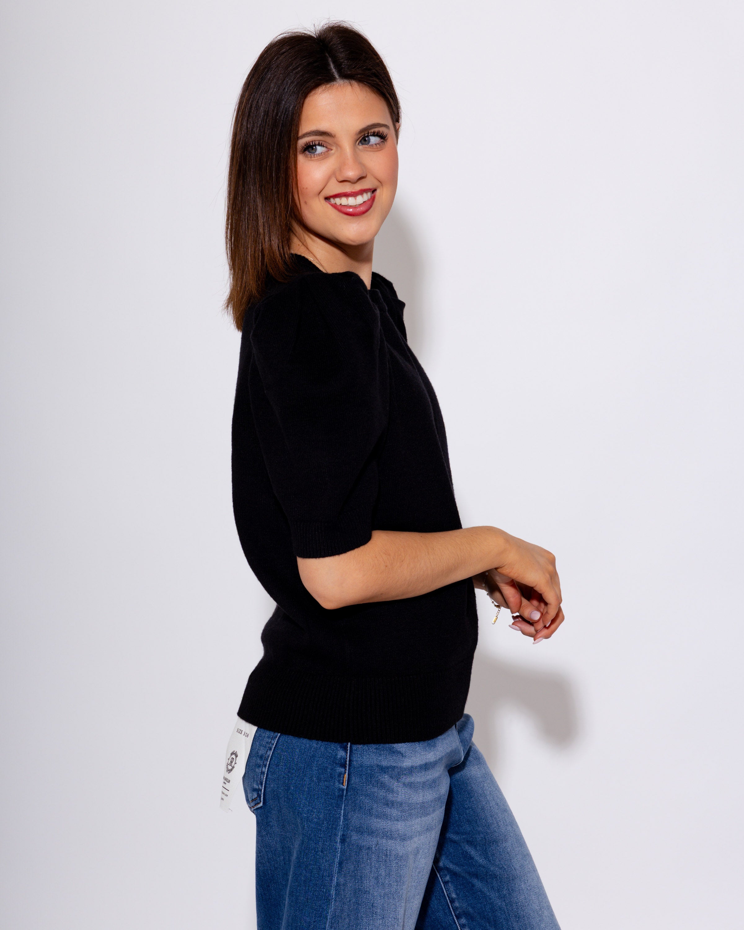 Short Sleeve Sweater Top