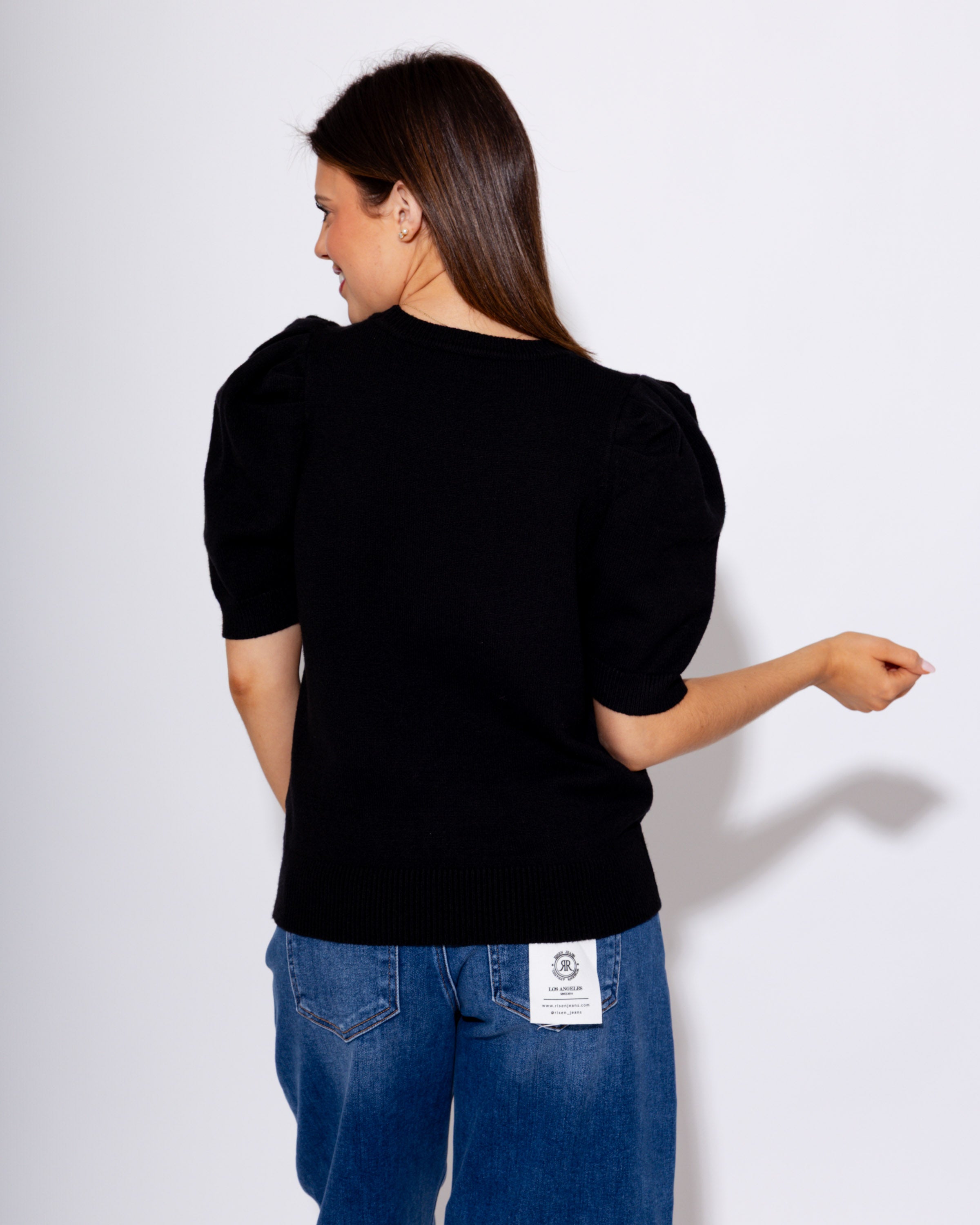 Short Sleeve Sweater Top