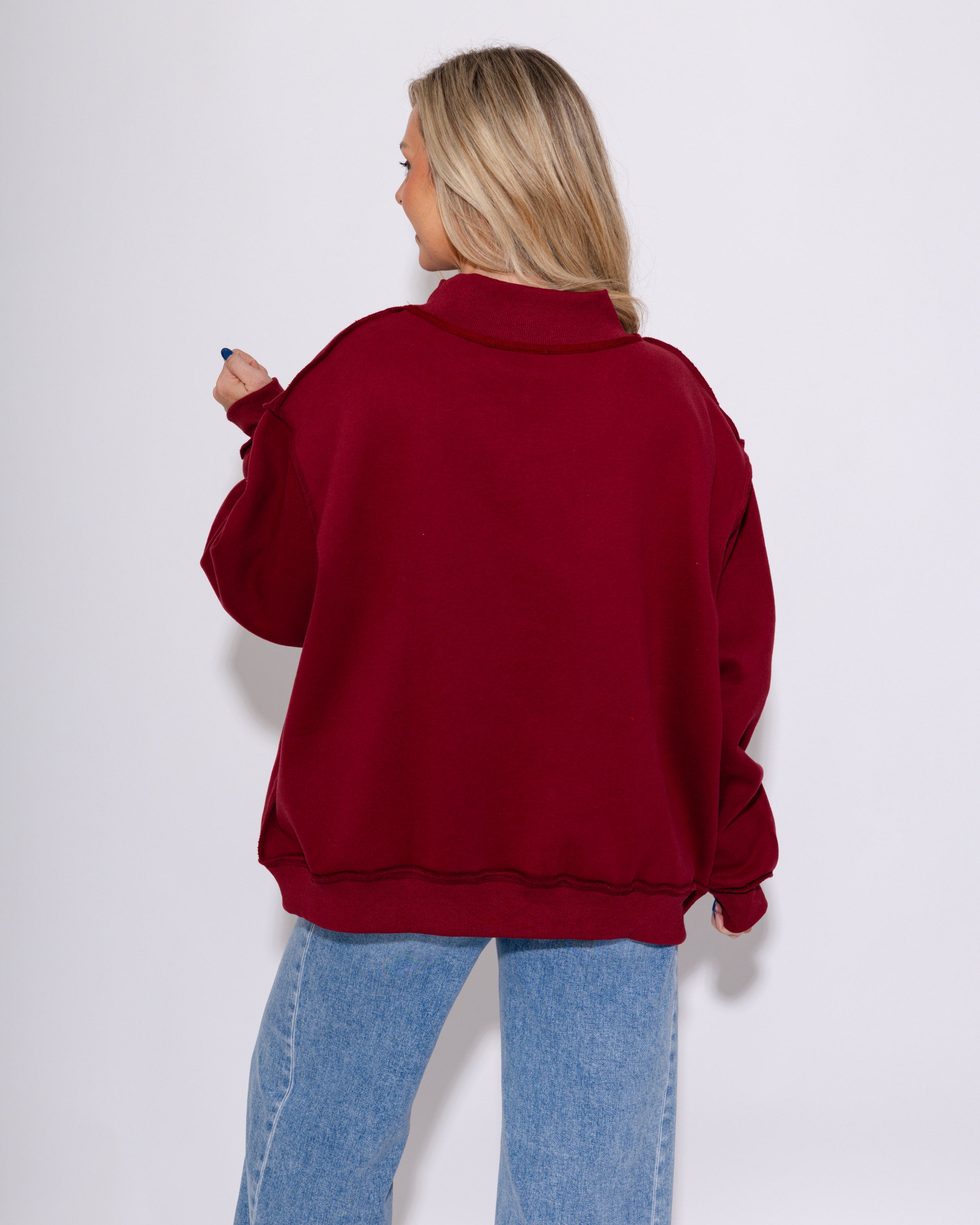 Dilly Dally Mockneck Sweatshirt