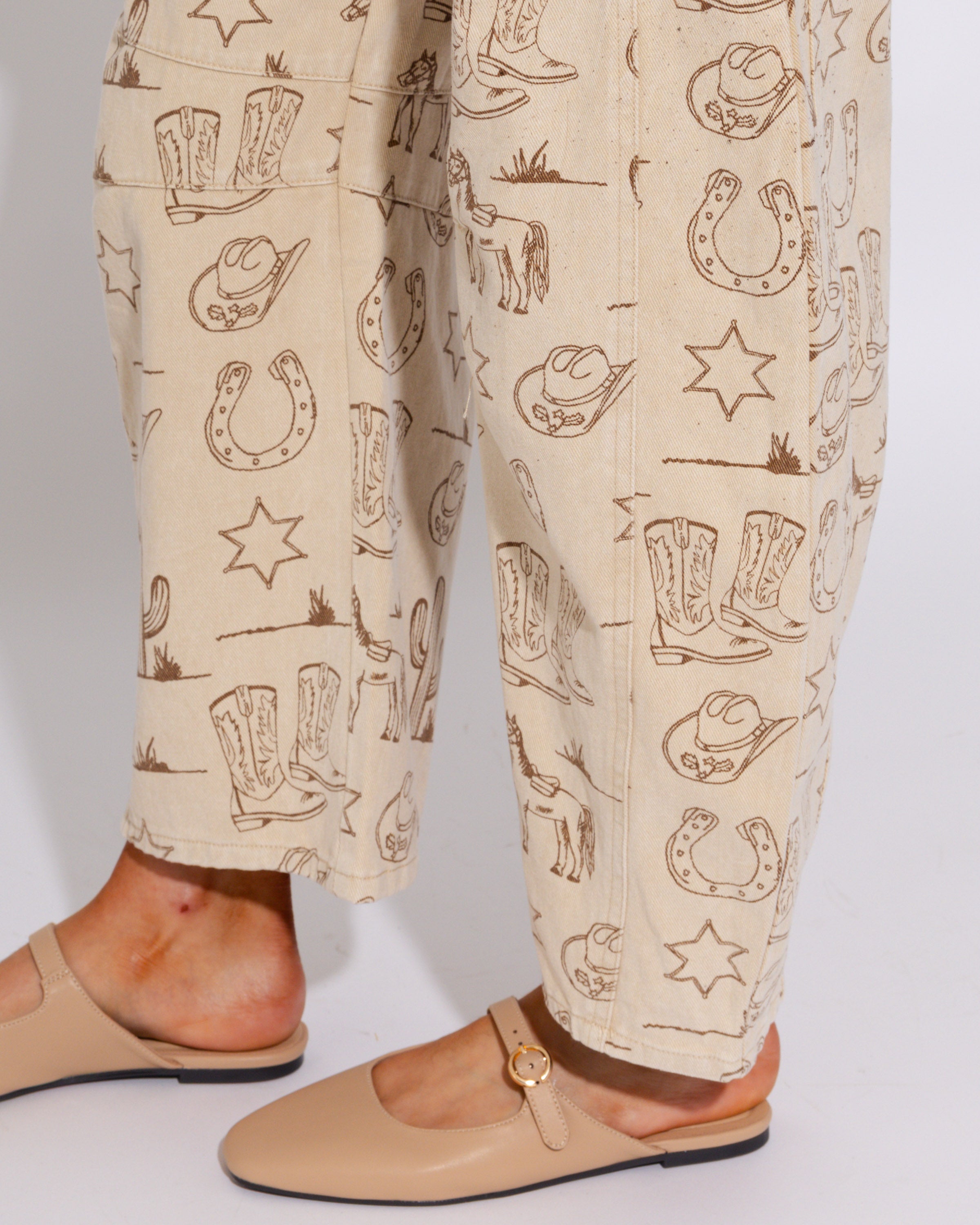 Aidy Slip-on Flats in Taupe