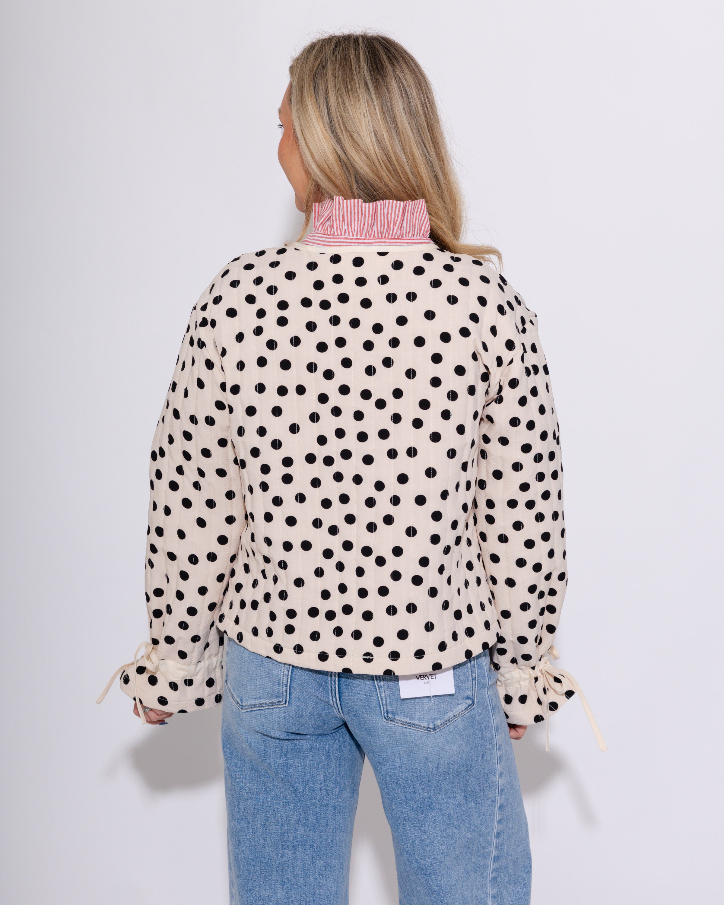 Polka Love Heart Pocket Jacket