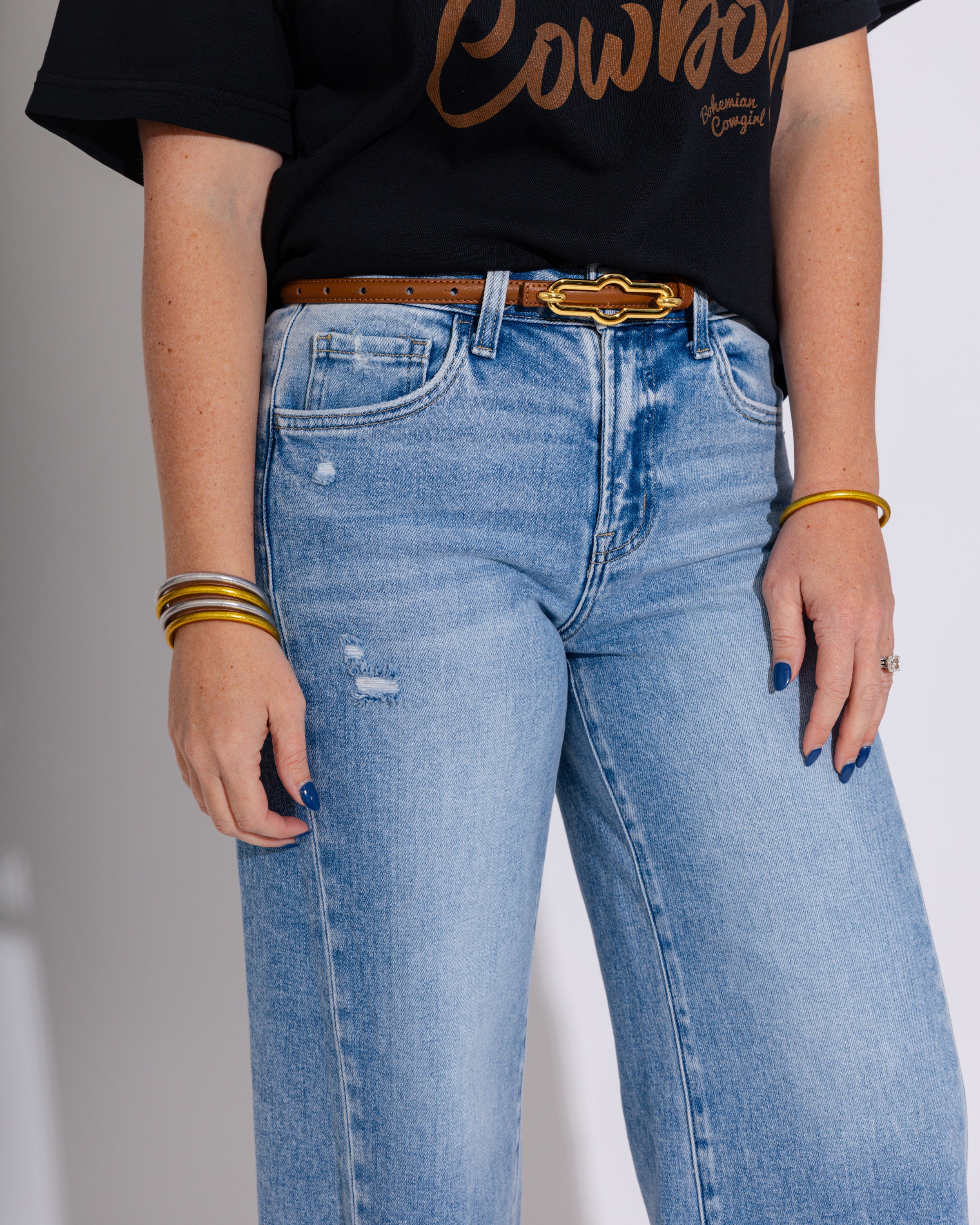 Quinlin Belt in Brown