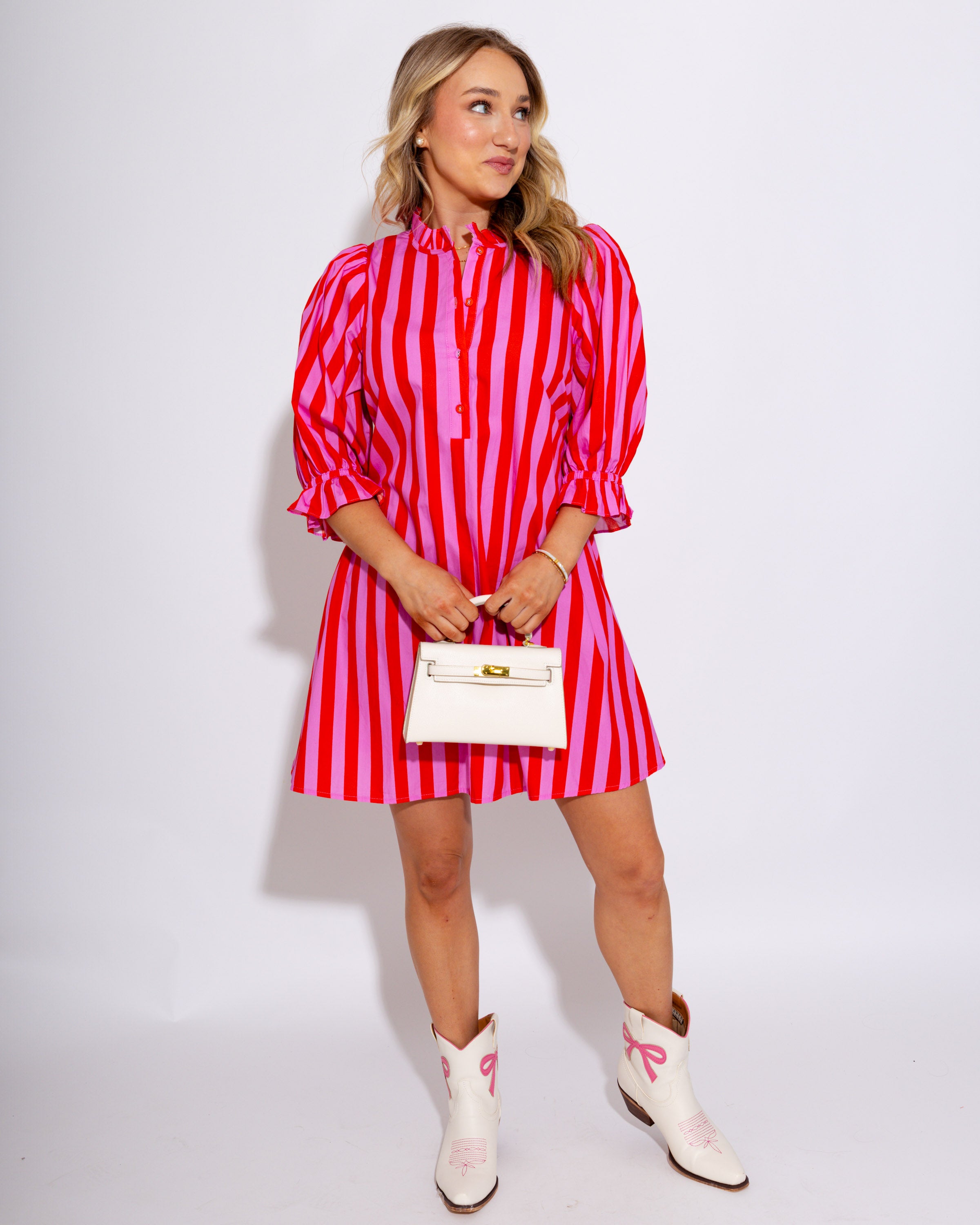 Sweet Stripe Tie-Back Mini