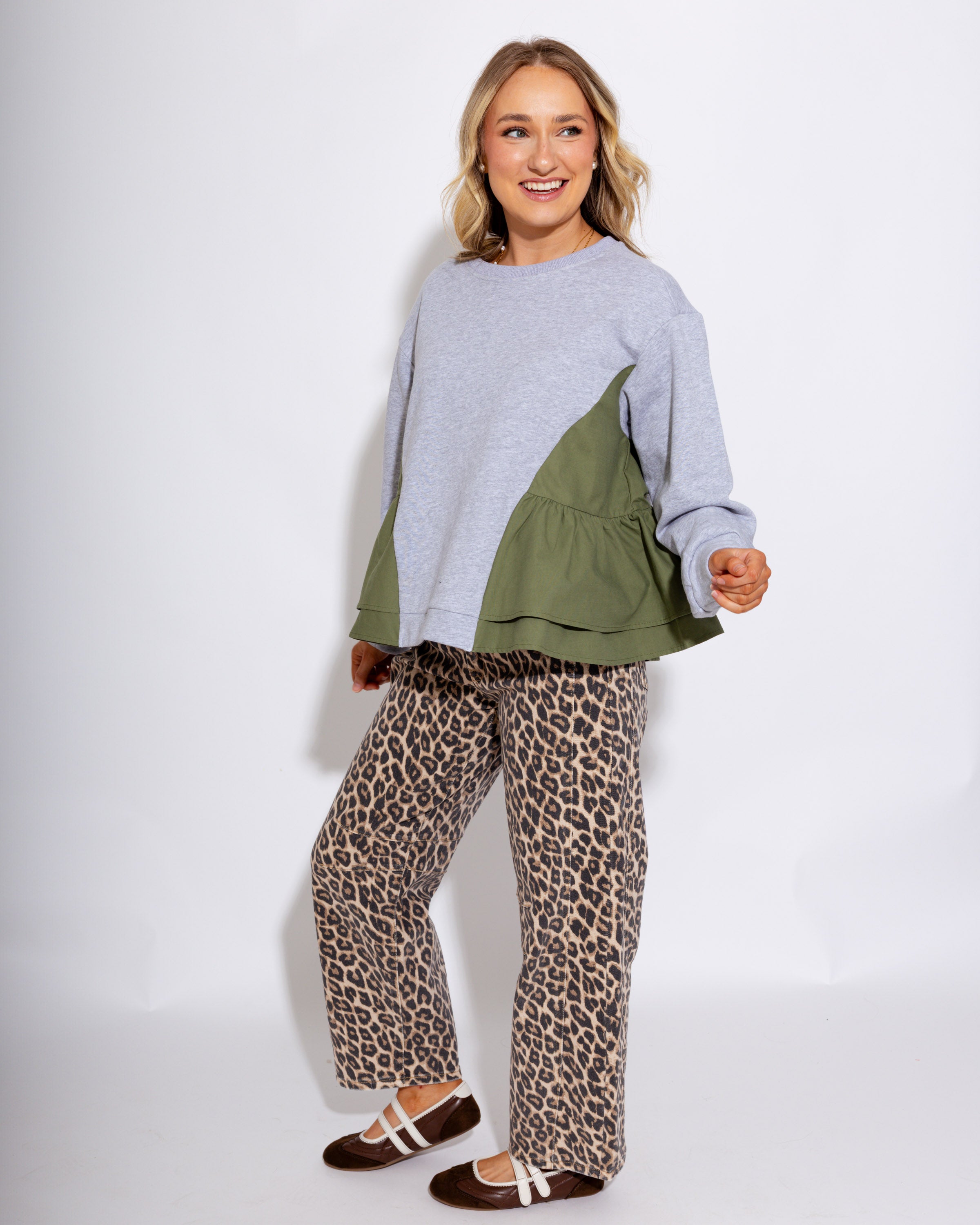 Cozy Colorblock Sweatshirt