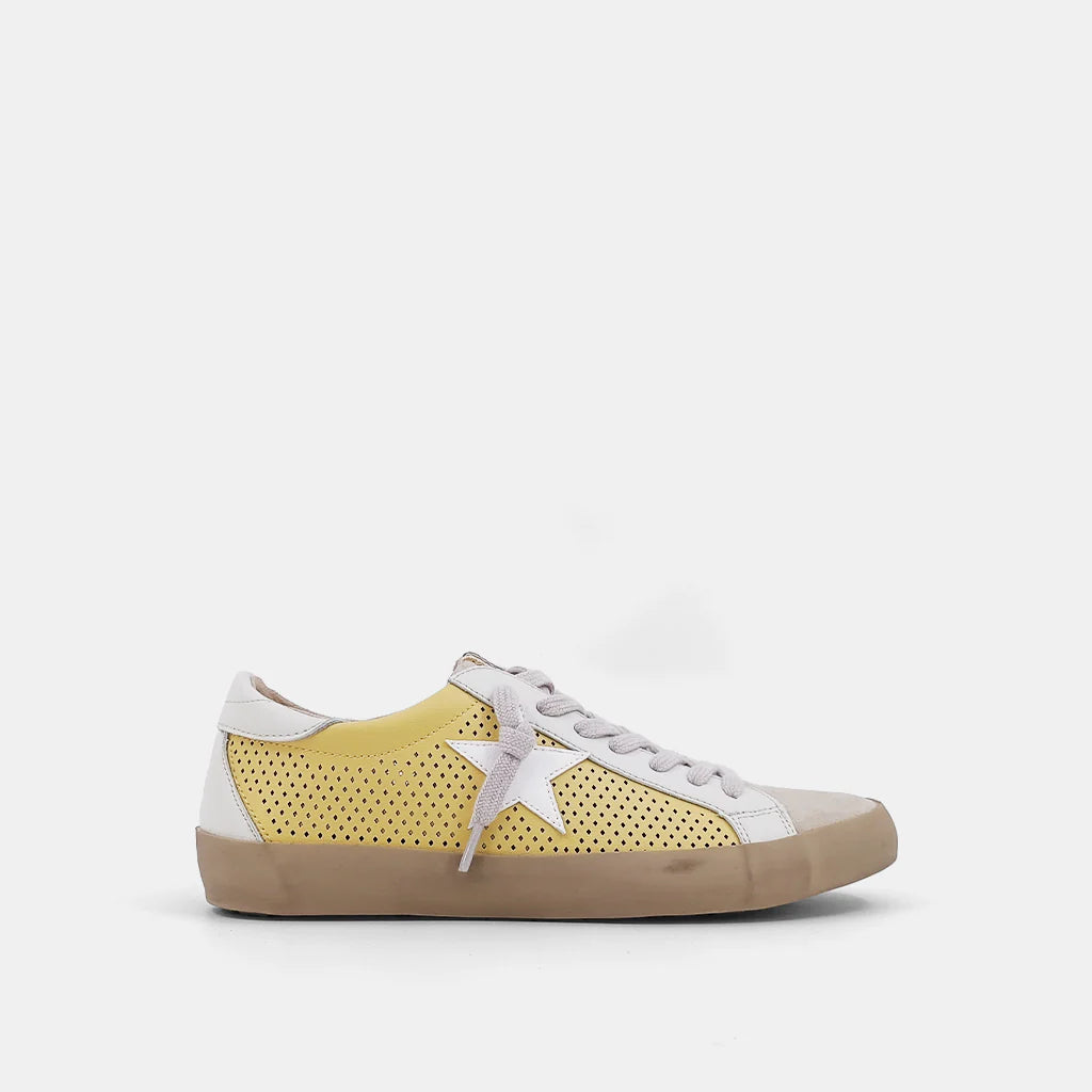 Paula Sneaker in Yellow Perf