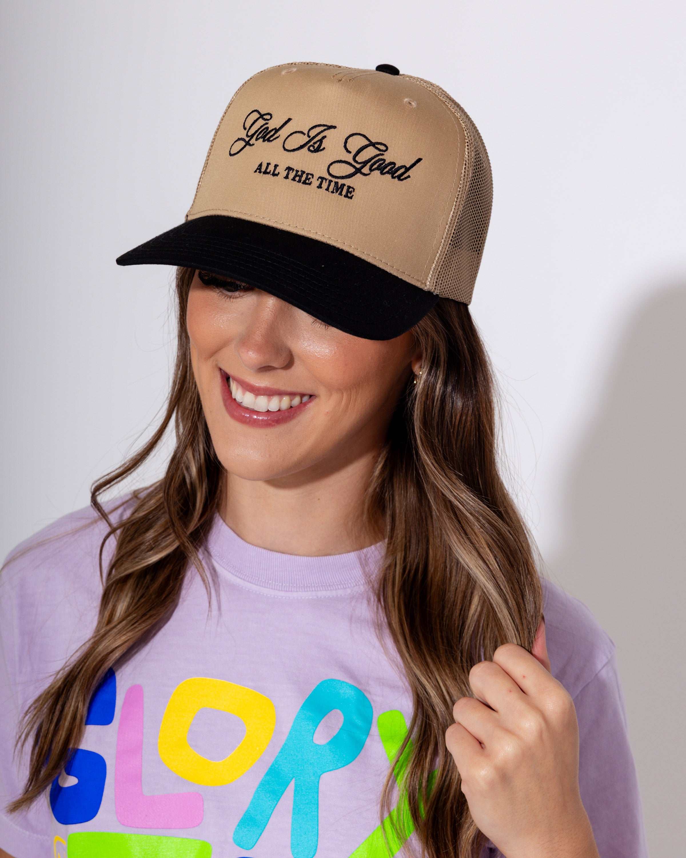 God Is Good All The Time Trucker Hat