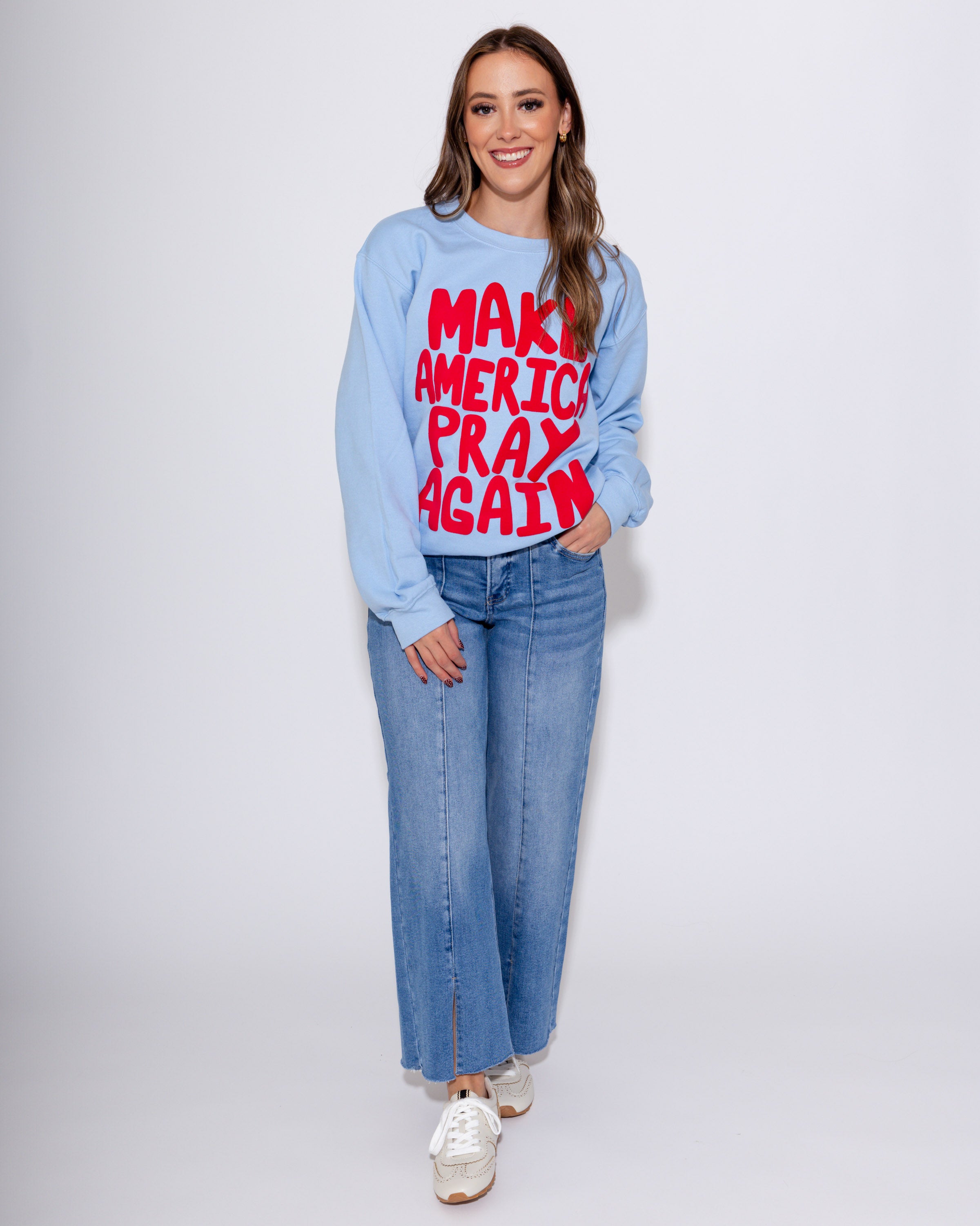 Make America Pray Puff Sweatshirt