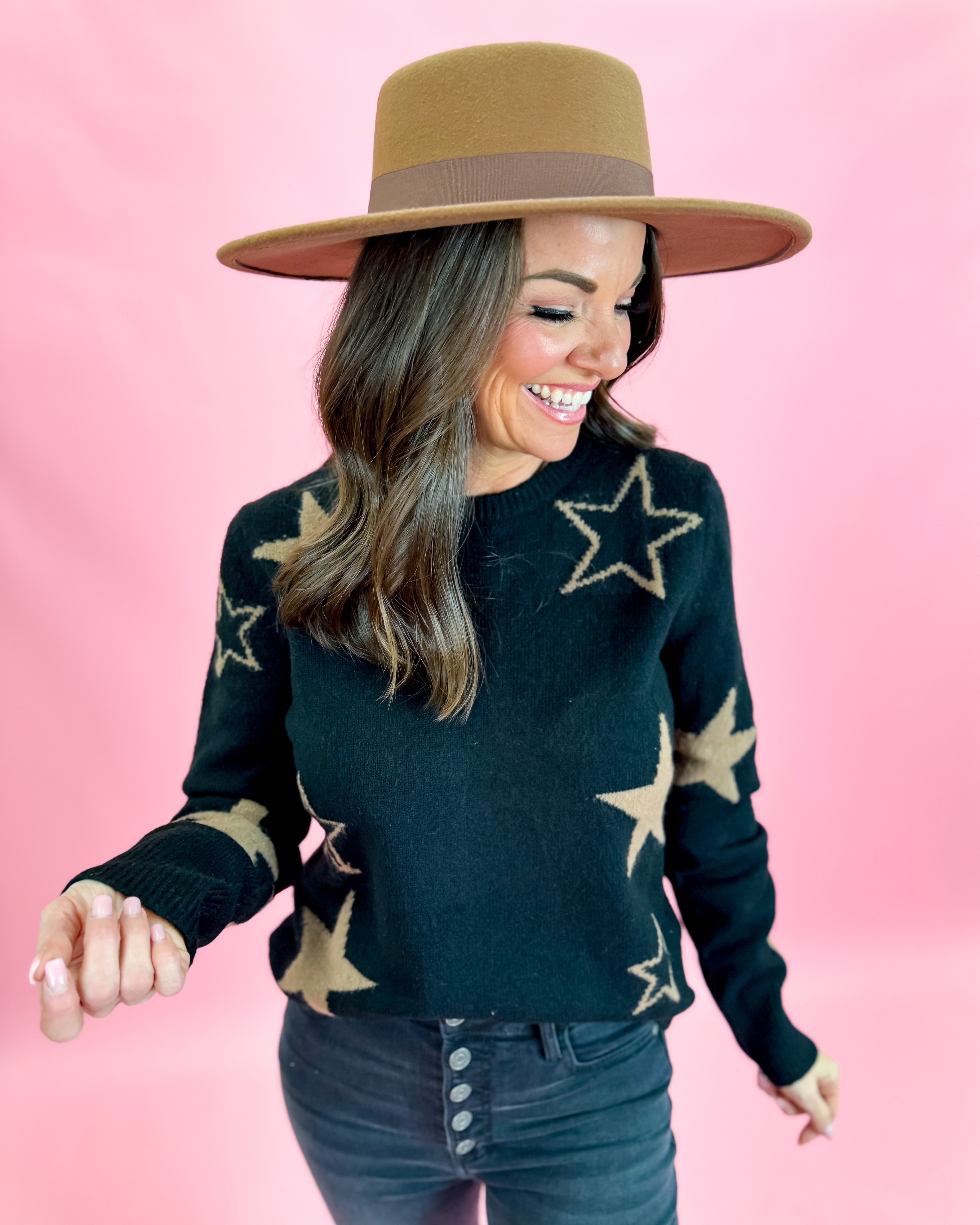 Smooth Soft Brown Bow Tie Brim Hat