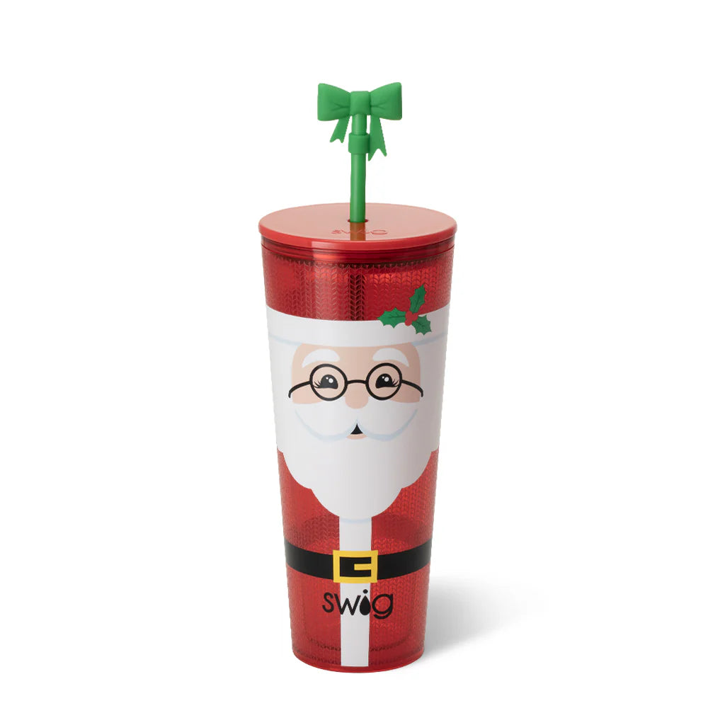 Mr Claus Plastic Tumbler (24oz)