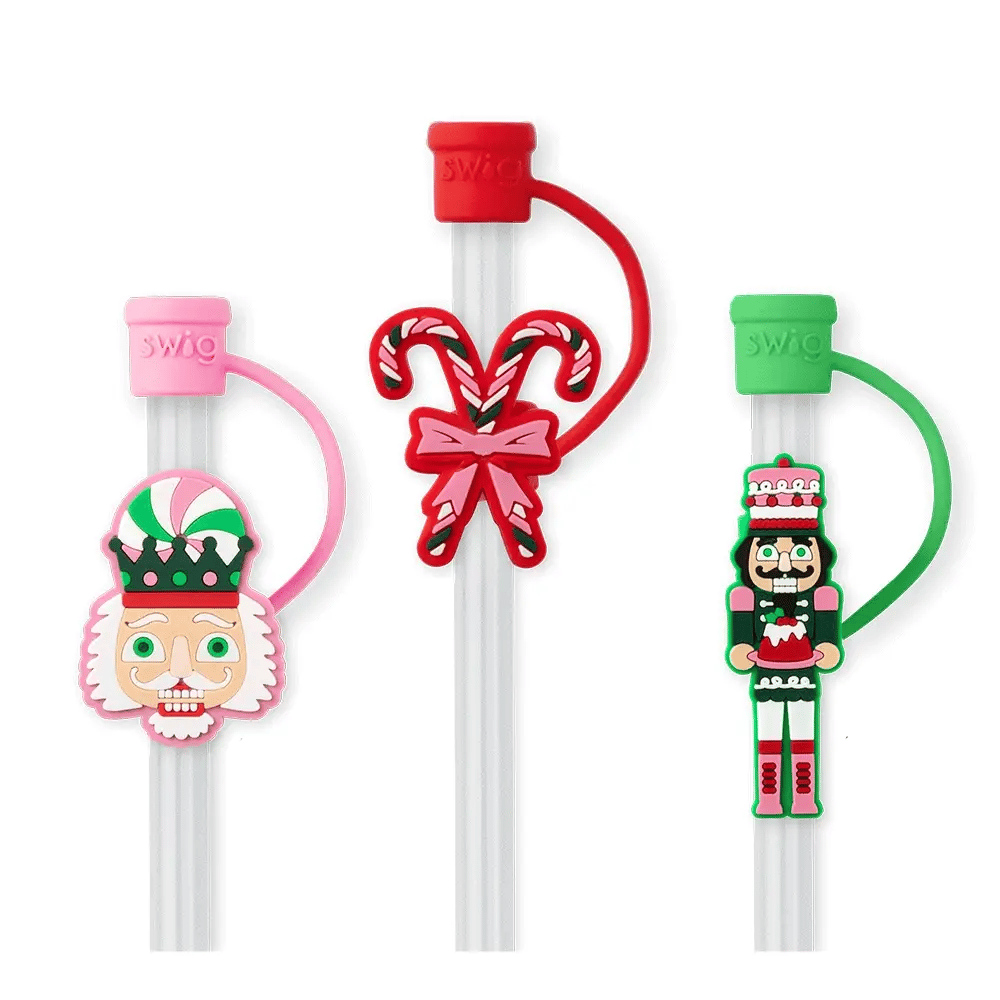 Sugar Plum Soldiers Straw Topper Set