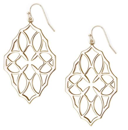 Believer Large Drop Earring in Gold