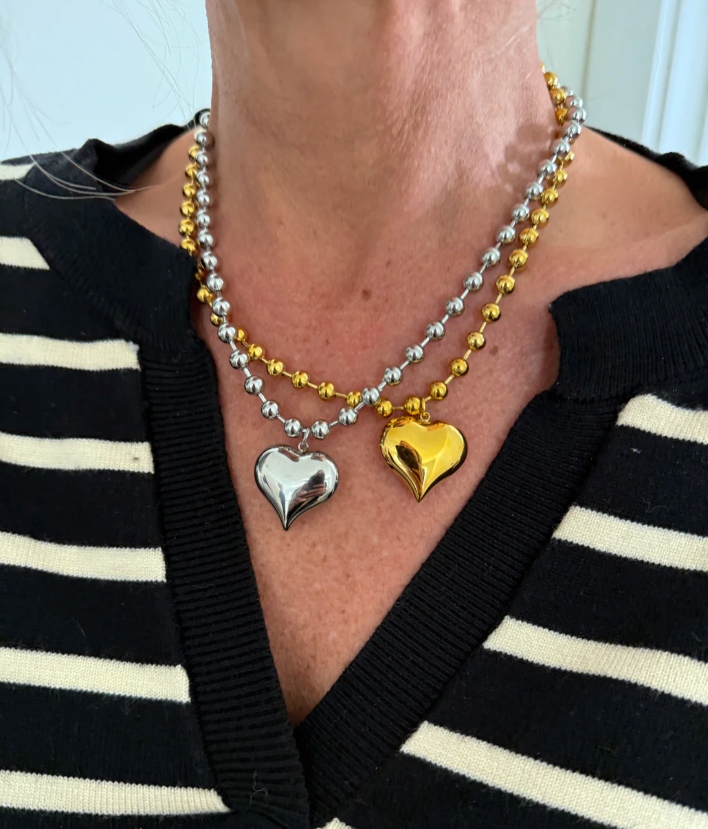 Bubble Heart Necklace