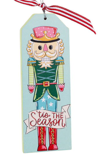 Vintage Christmas Wood Ornament