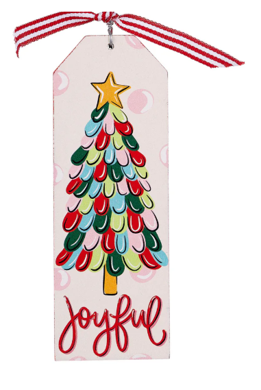 Vintage Christmas Wood Ornament