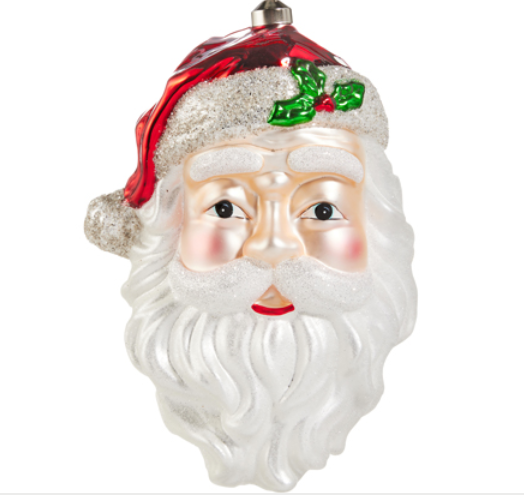 Santa Head Ornament