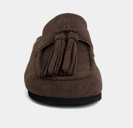 Ariana Brown Suede Clog