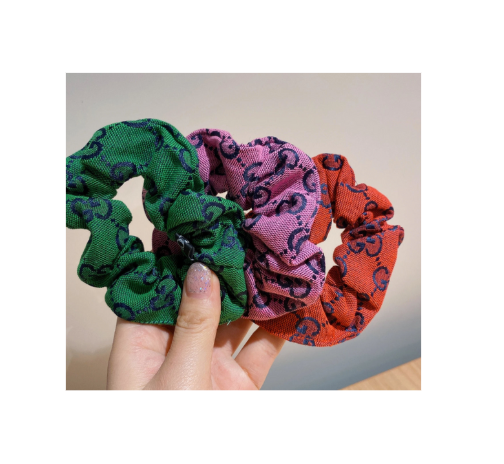 Luxury Printed Scrunchies