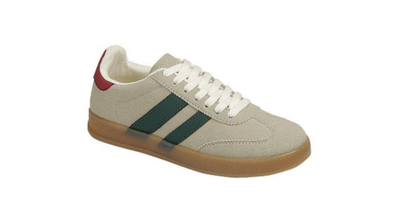 Color Pop Sneaker in Khaki/Green