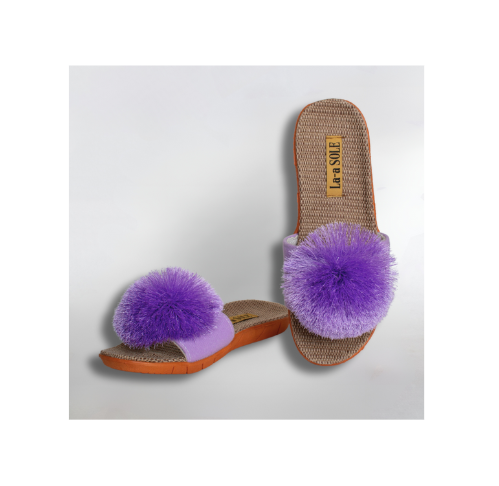 Pom Pom Slides | Lilac