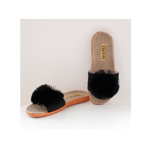 Pom Pom Slides | Black