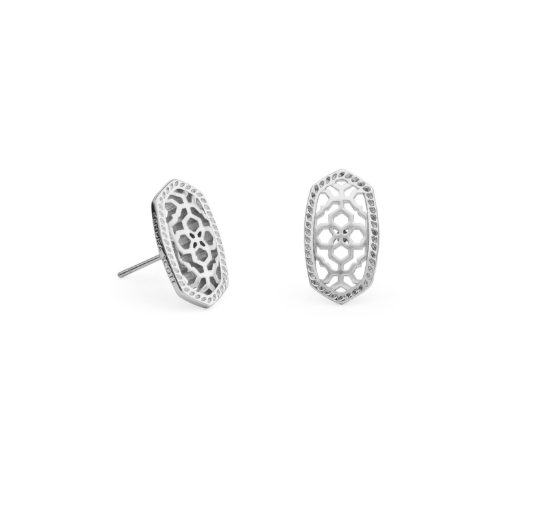 Ellie Stud Earring in Filigree