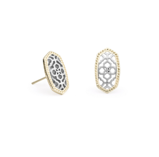 Ellie Stud Earring in Filigree