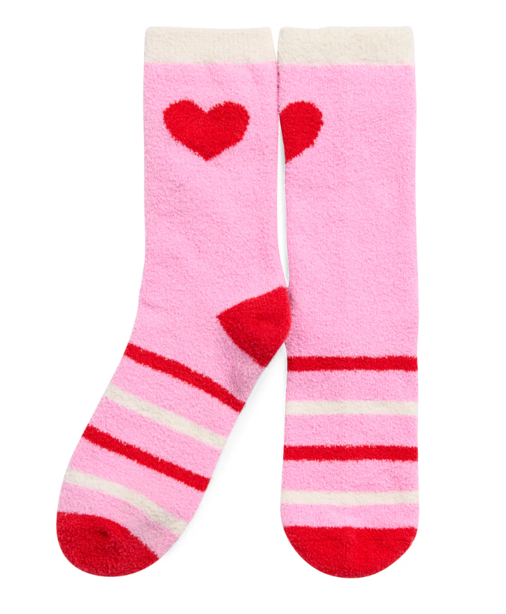 Heart Socks in Pink