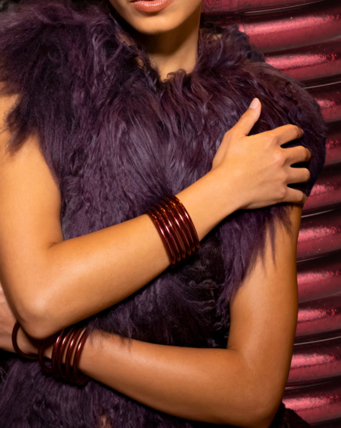 Merlot All Weather Bangles® (AWB®) - Set of 6