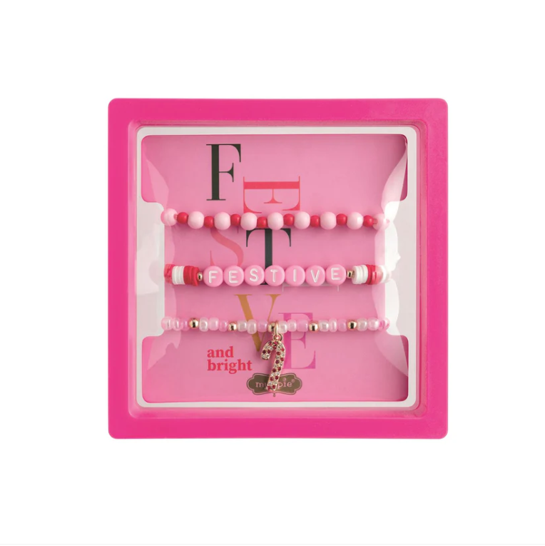 Festive Holiday Bracelet Set